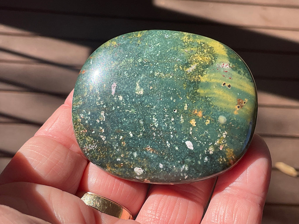 90g Ocean Jasper Palmstone 1C