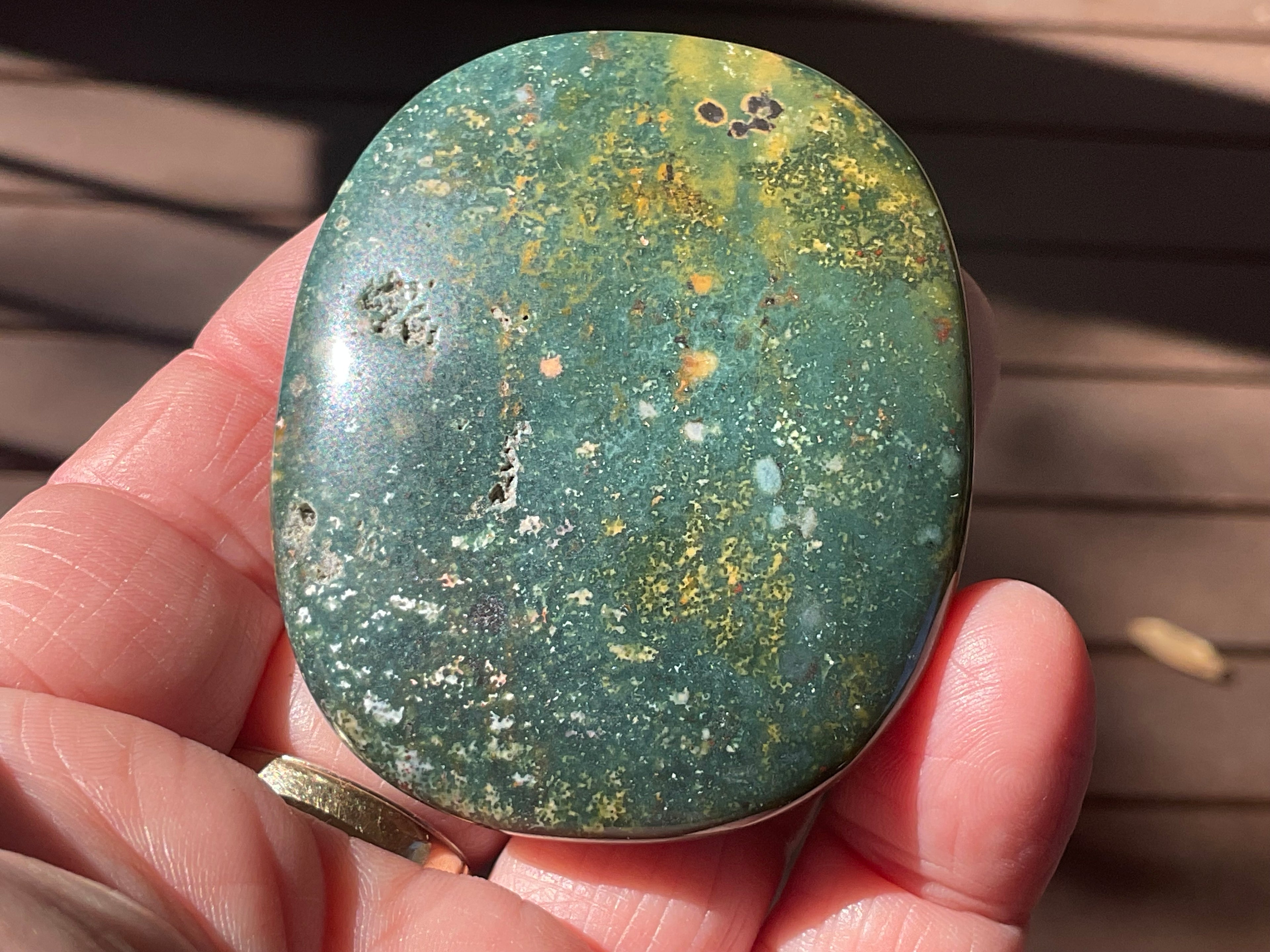 90g Ocean Jasper Palmstone 1C