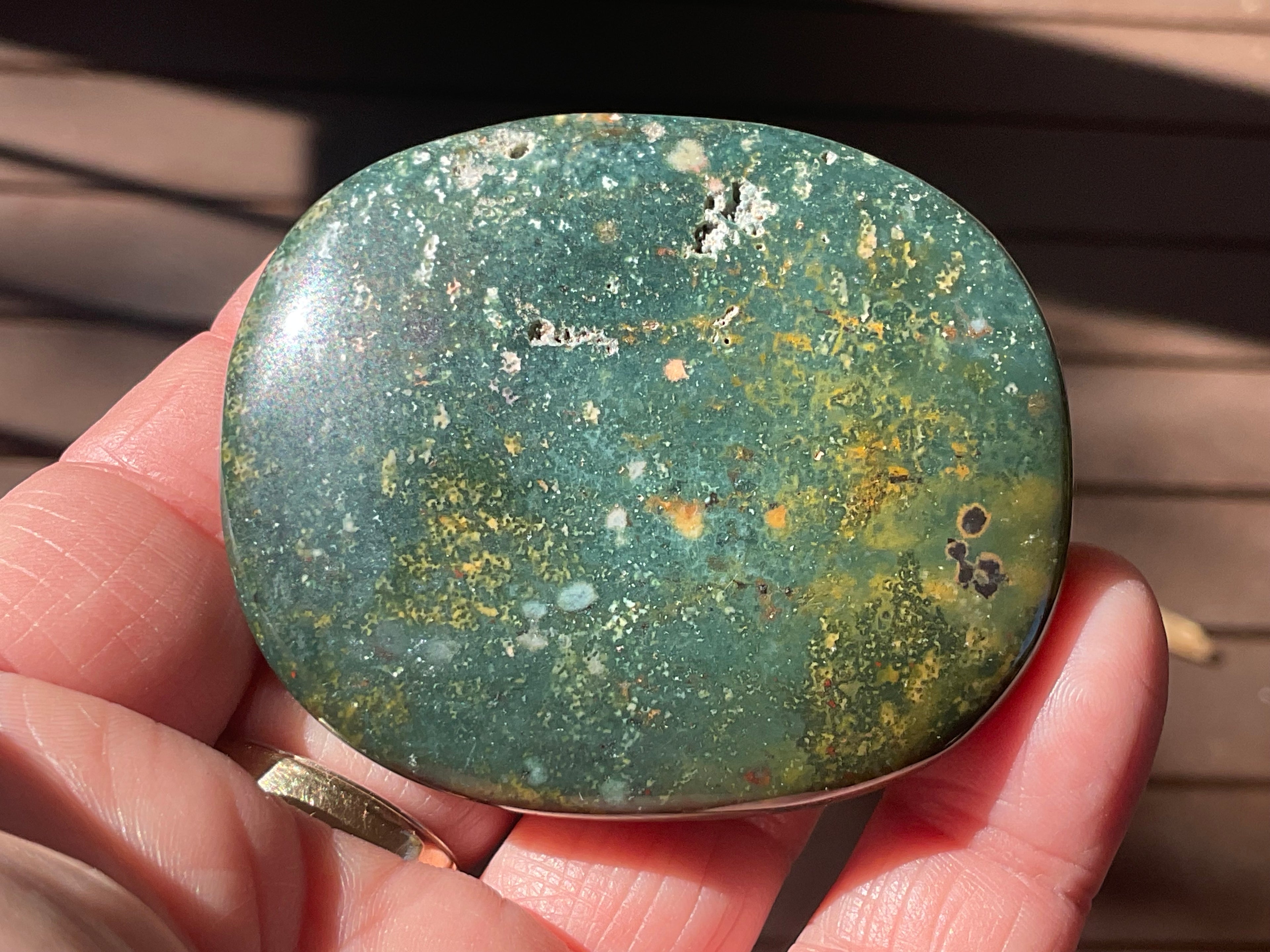 90g Ocean Jasper Palmstone 1C