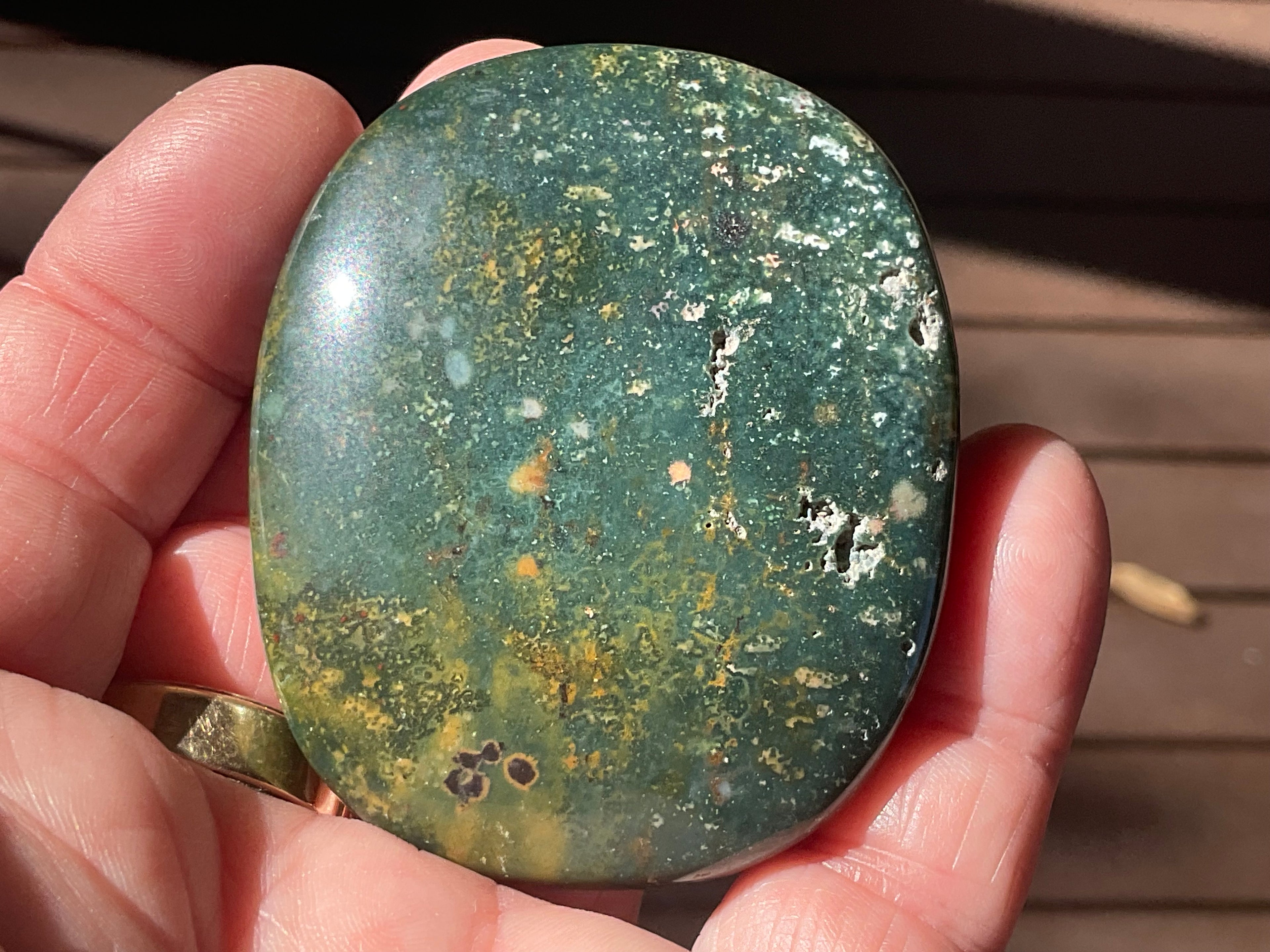 90g Ocean Jasper Palmstone 1C