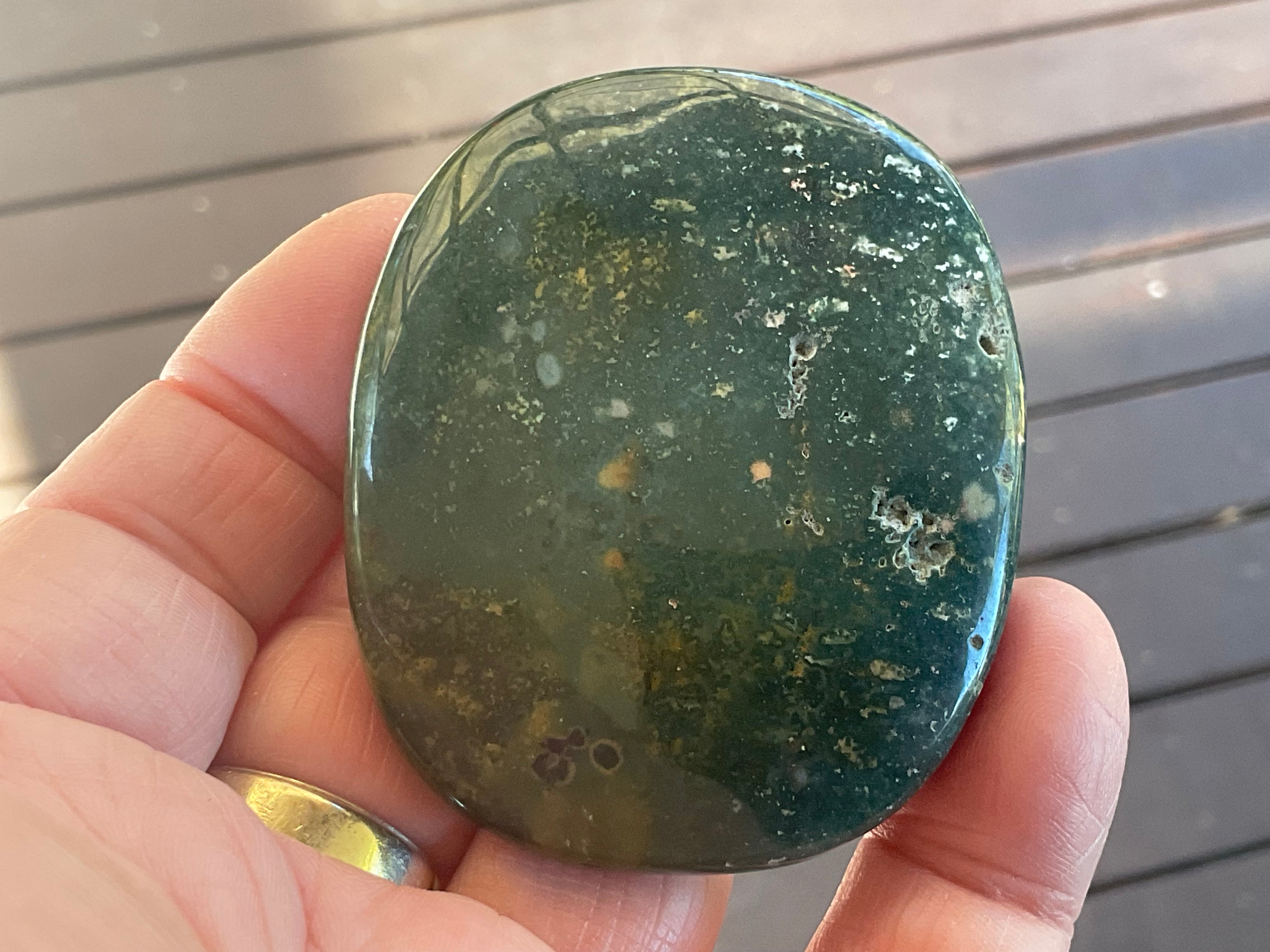 90g Ocean Jasper Palmstone 1C