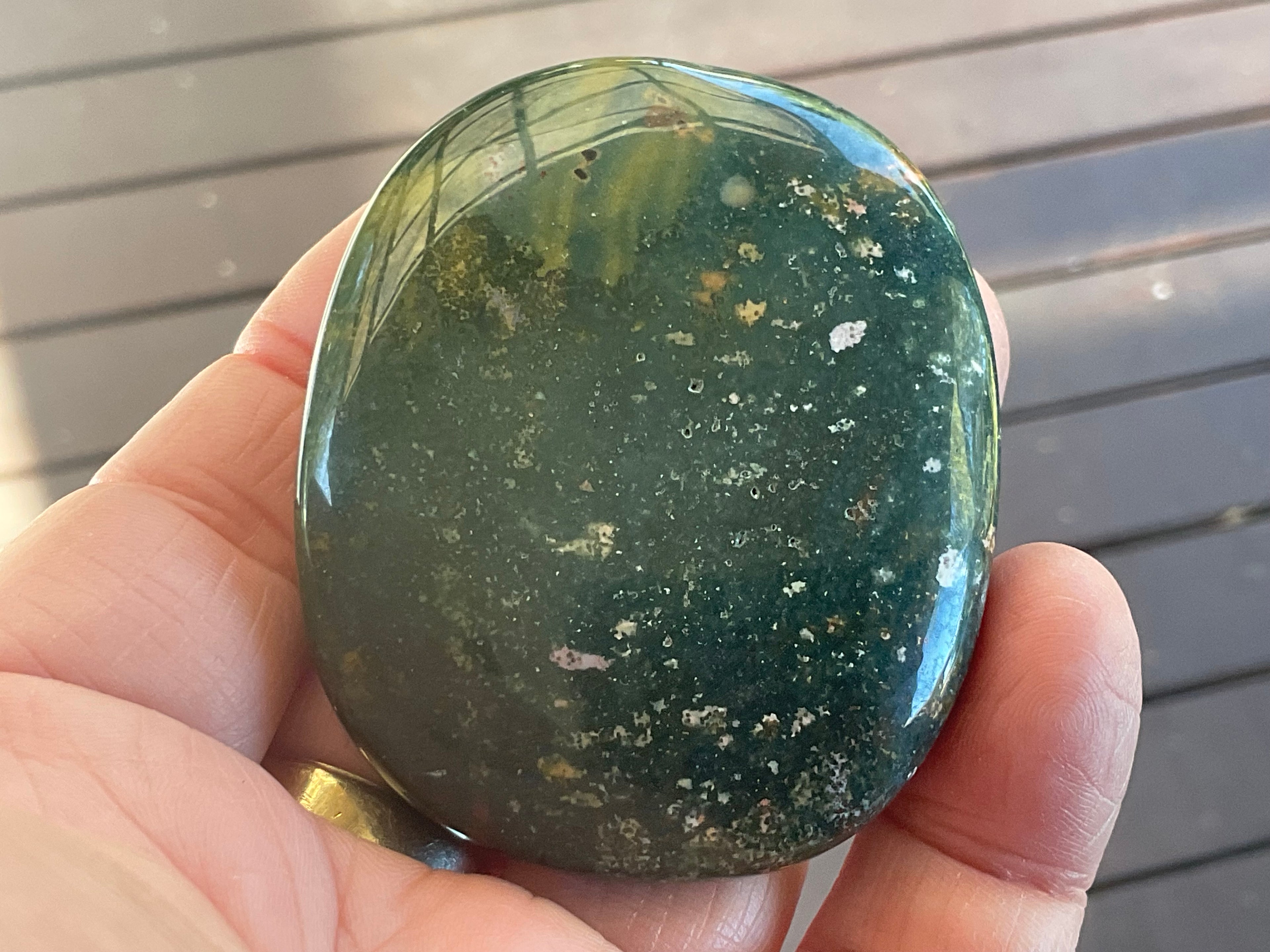 90g Ocean Jasper Palmstone 1C