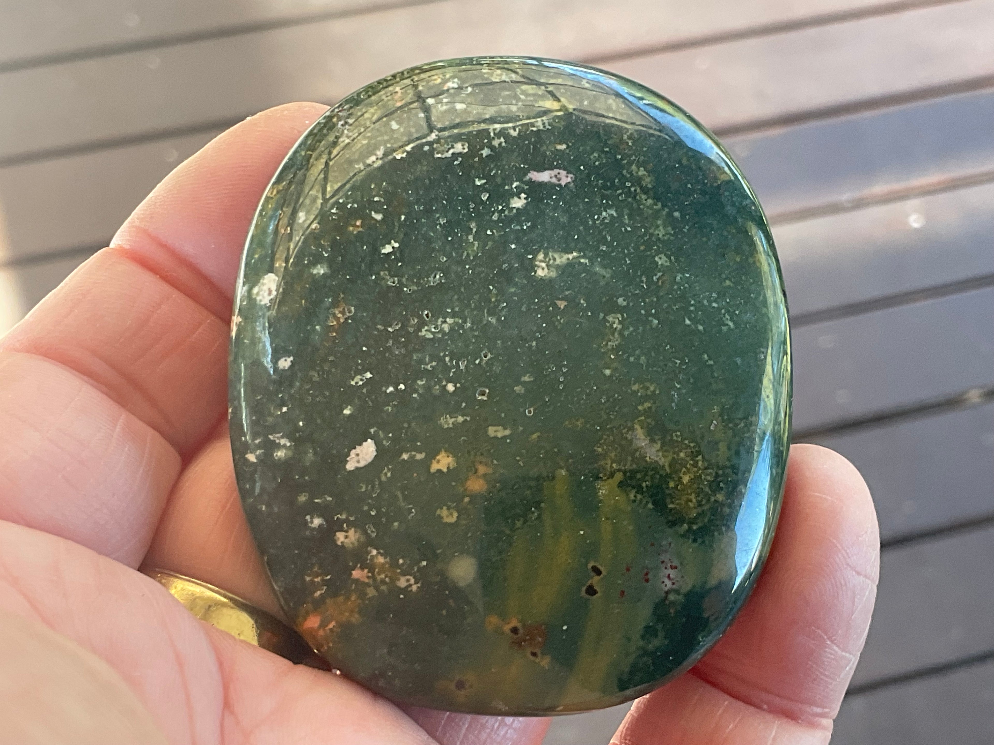 90g Ocean Jasper Palmstone 1C