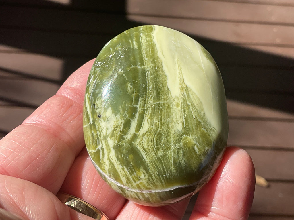 90g Serpentine Palmstone 1A