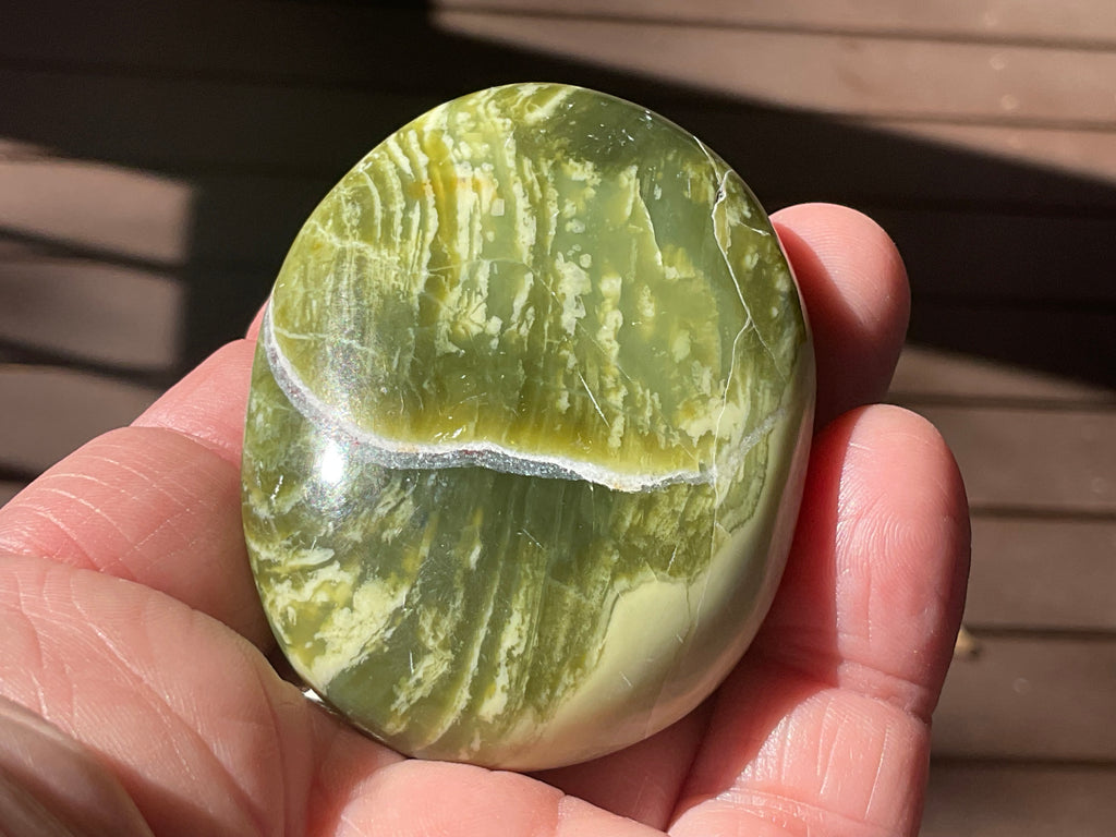90g Serpentine Palmstone 1A