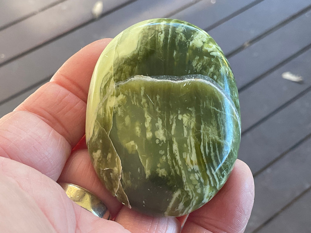 90g Serpentine Palmstone 1A