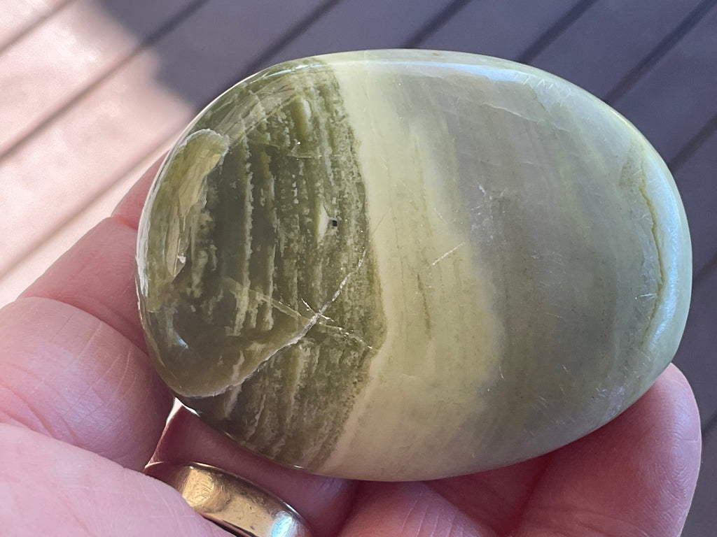 99g Serpentine Palmstone 1B