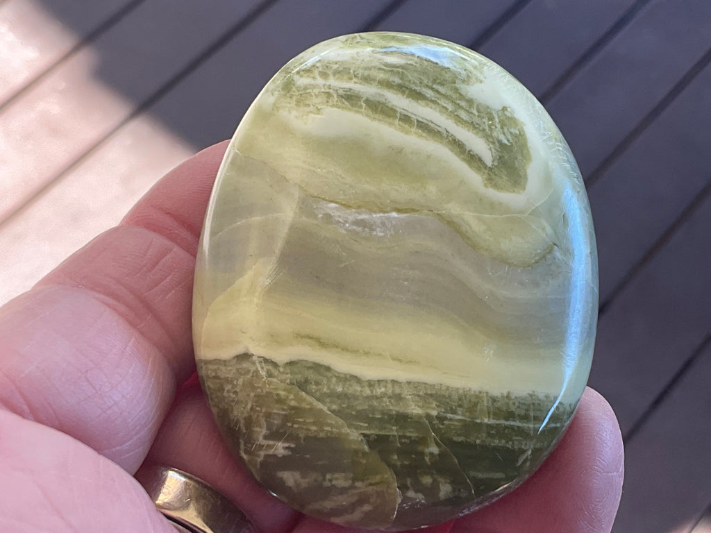 99g Serpentine Palmstone 1B