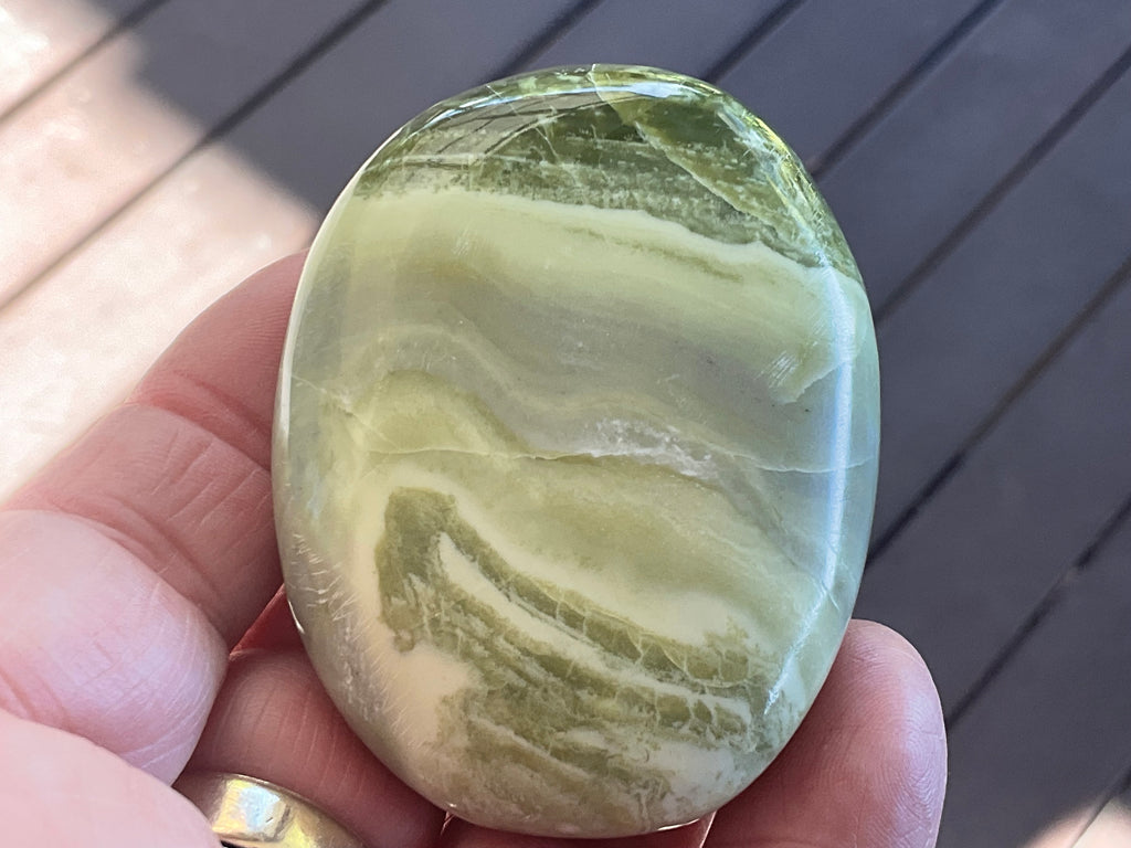 99g Serpentine Palmstone 1B