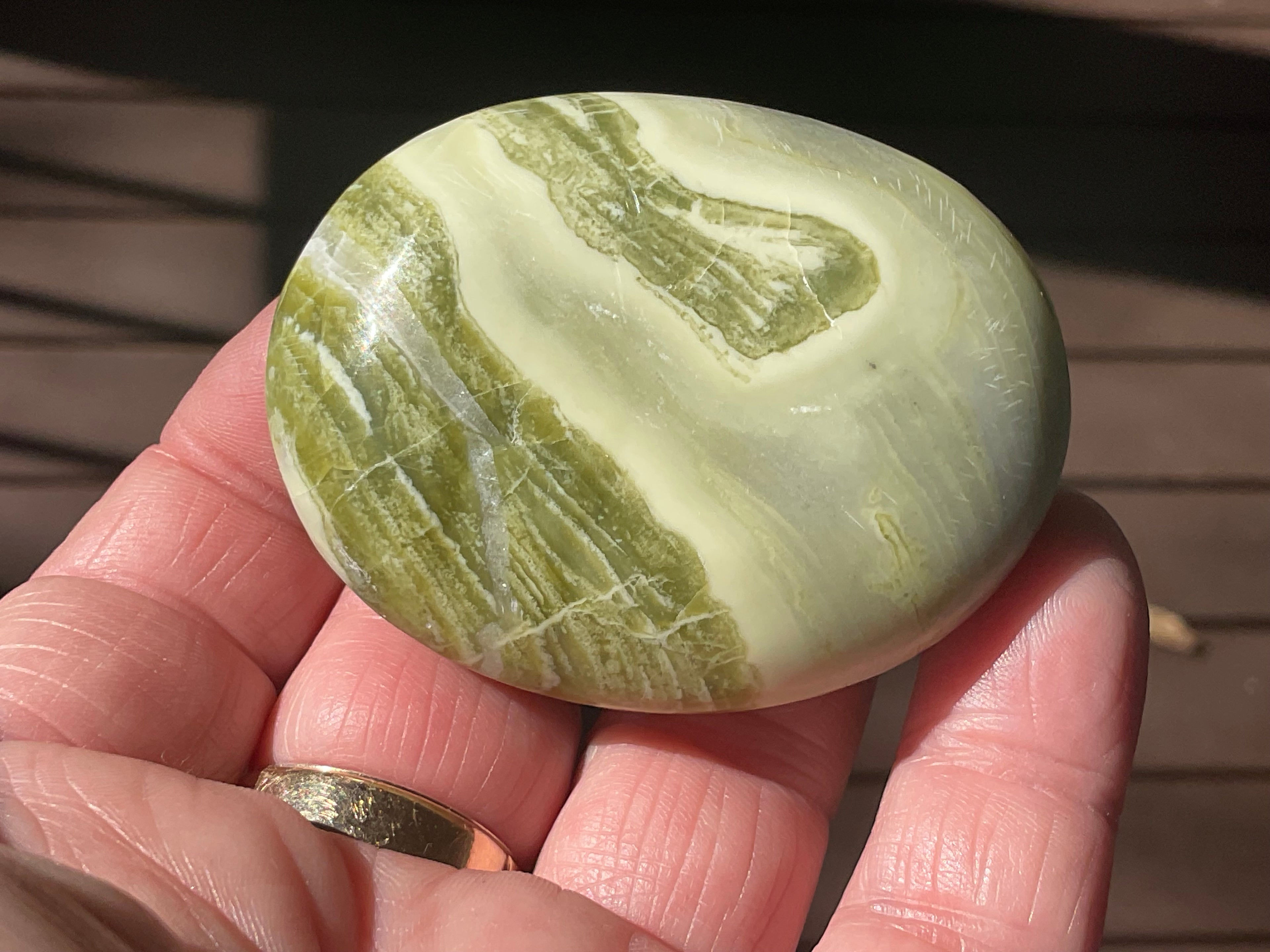 90g Serpentine Palmstone 1C