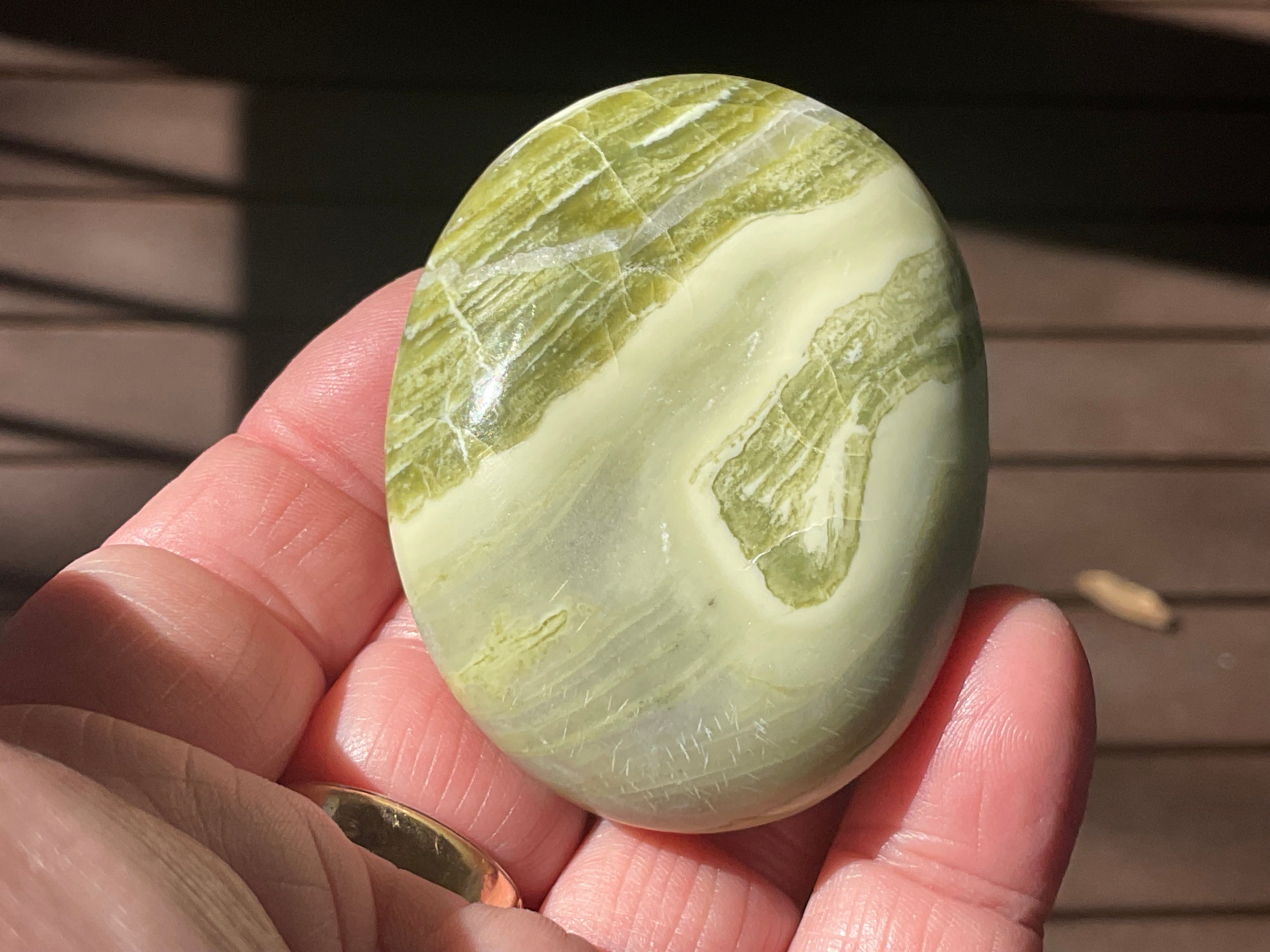 90g Serpentine Palmstone 1C