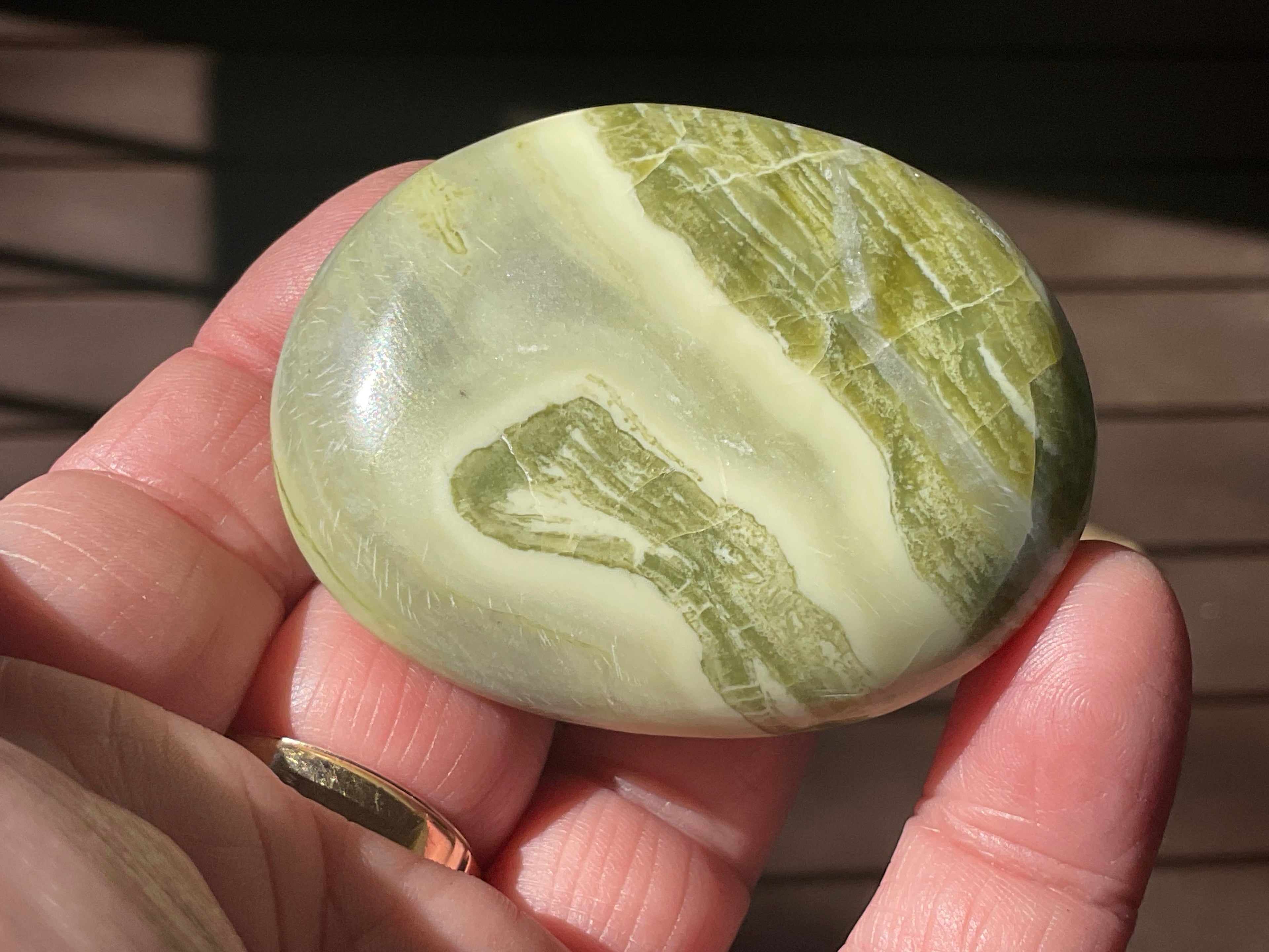 90g Serpentine Palmstone 1C