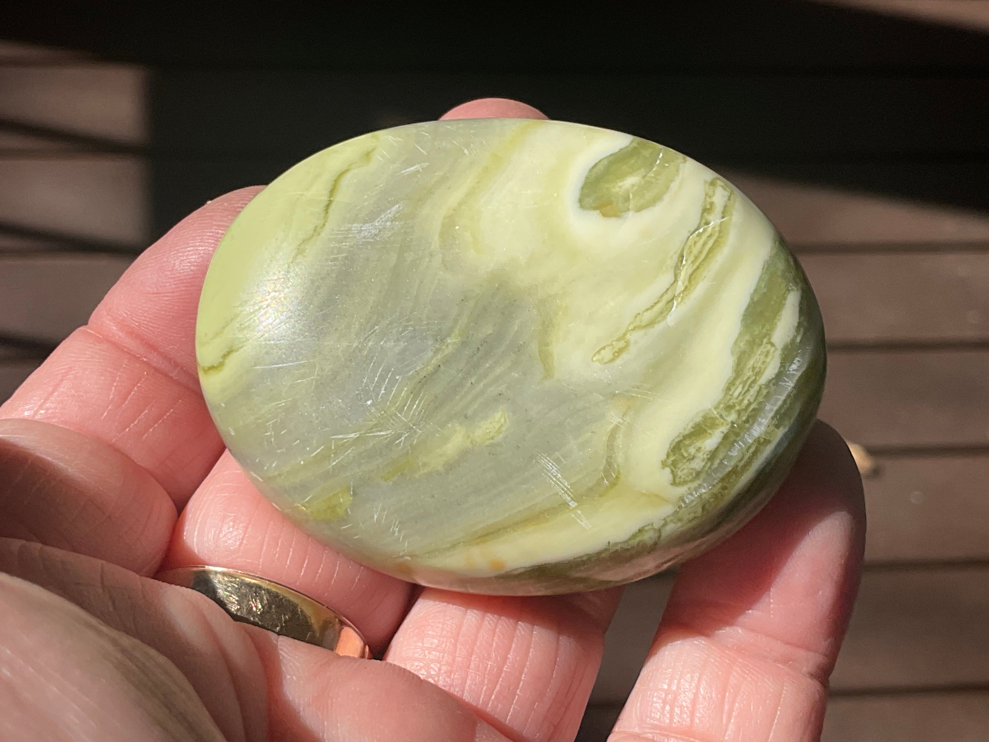 90g Serpentine Palmstone 1C