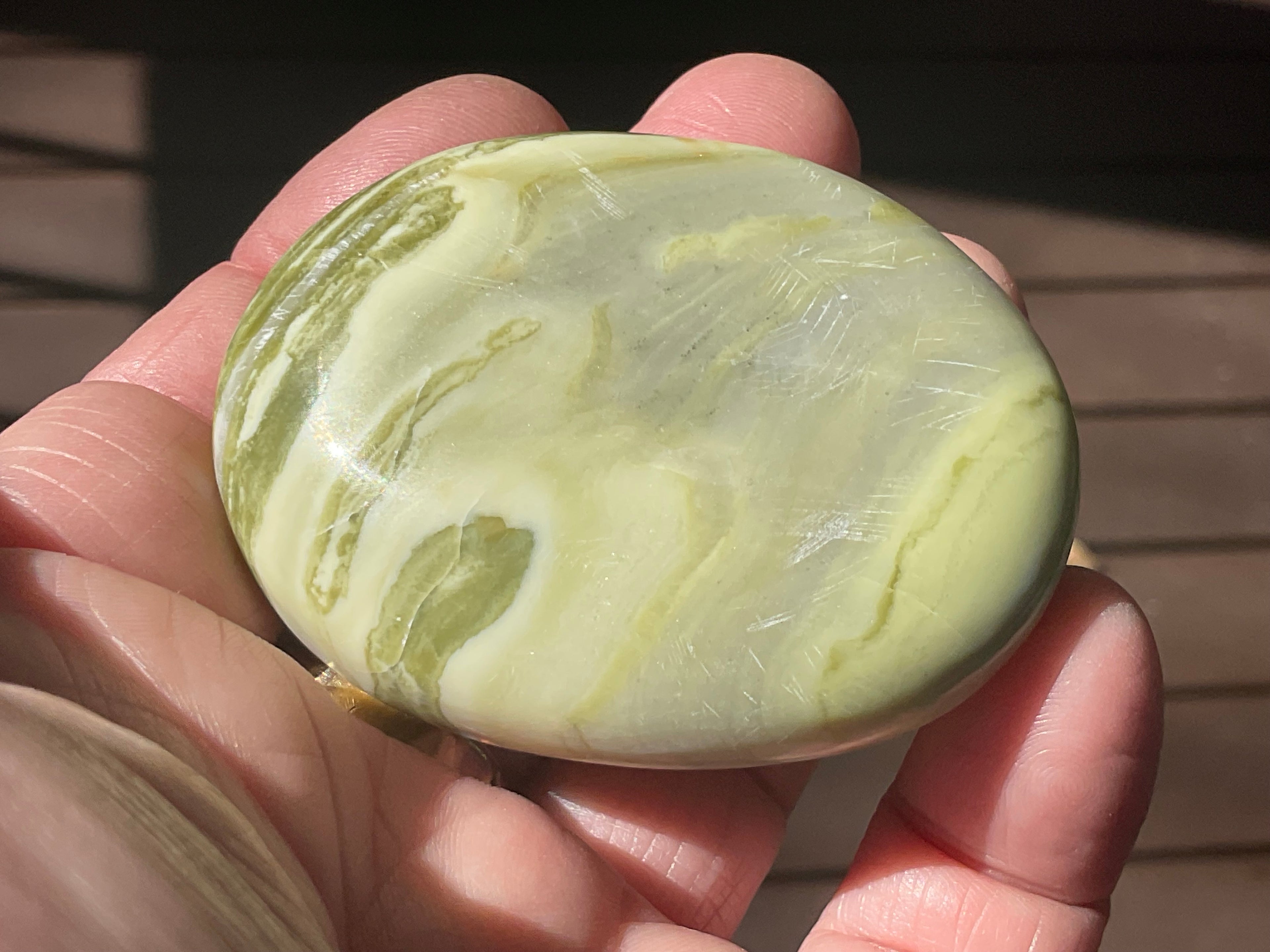 90g Serpentine Palmstone 1C