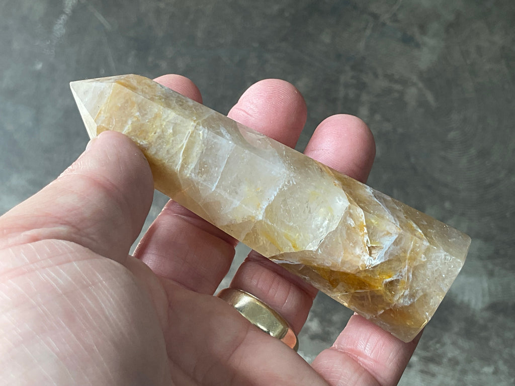 102g “Golden Healer” Quartz Generator 6A