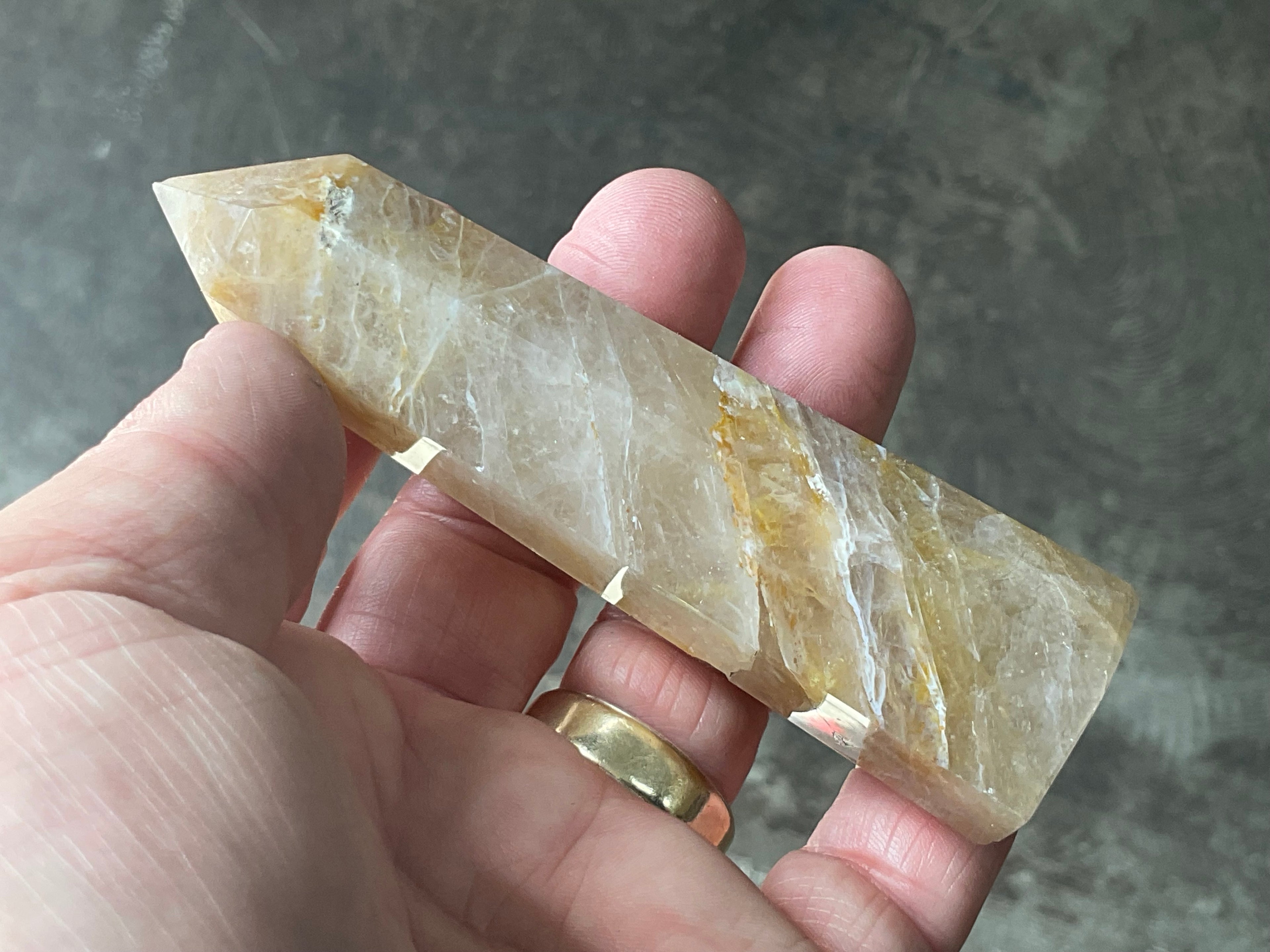 102g “Golden Healer” Quartz Generator 6A