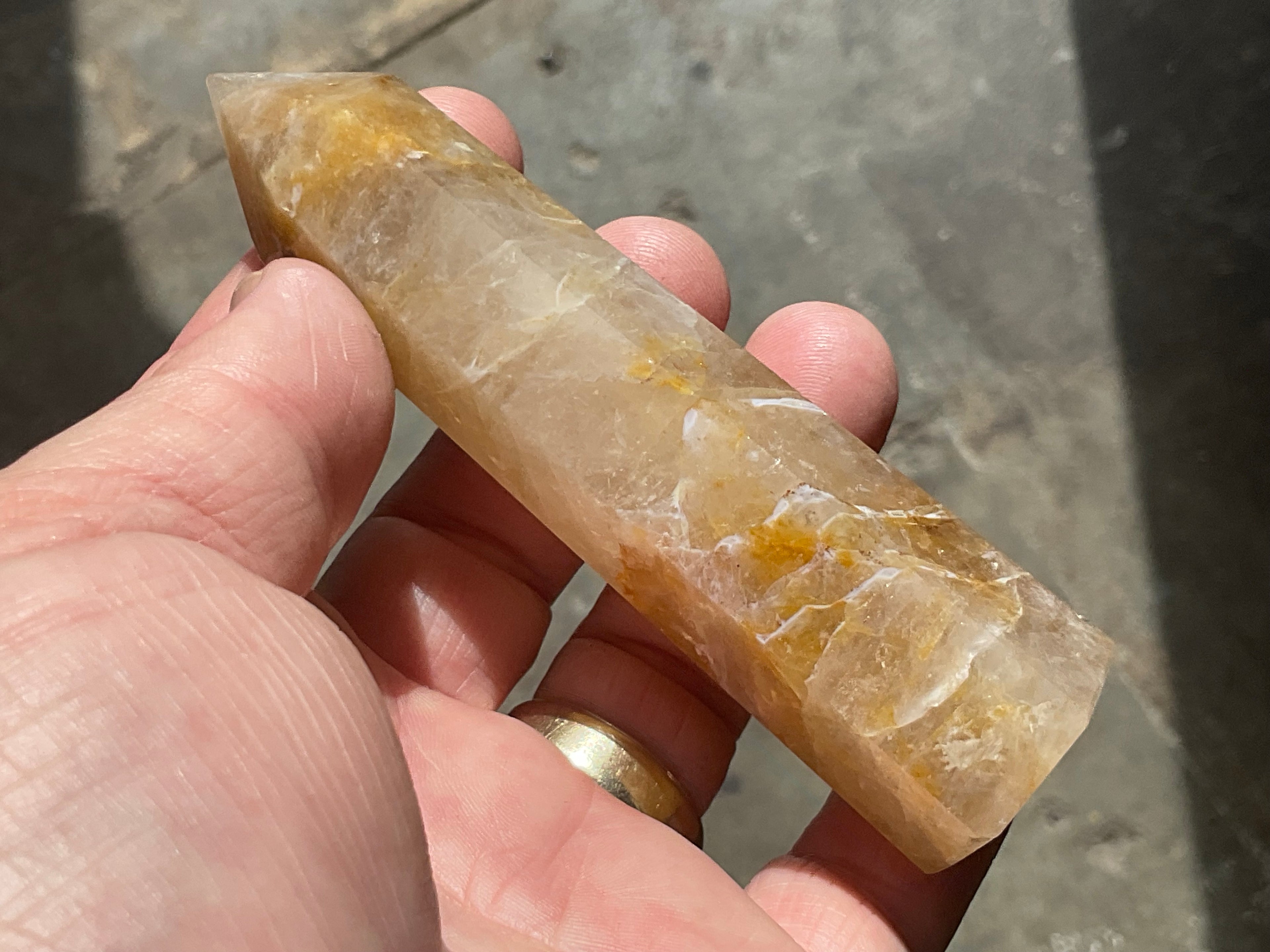 102g “Golden Healer” Quartz Generator 6A