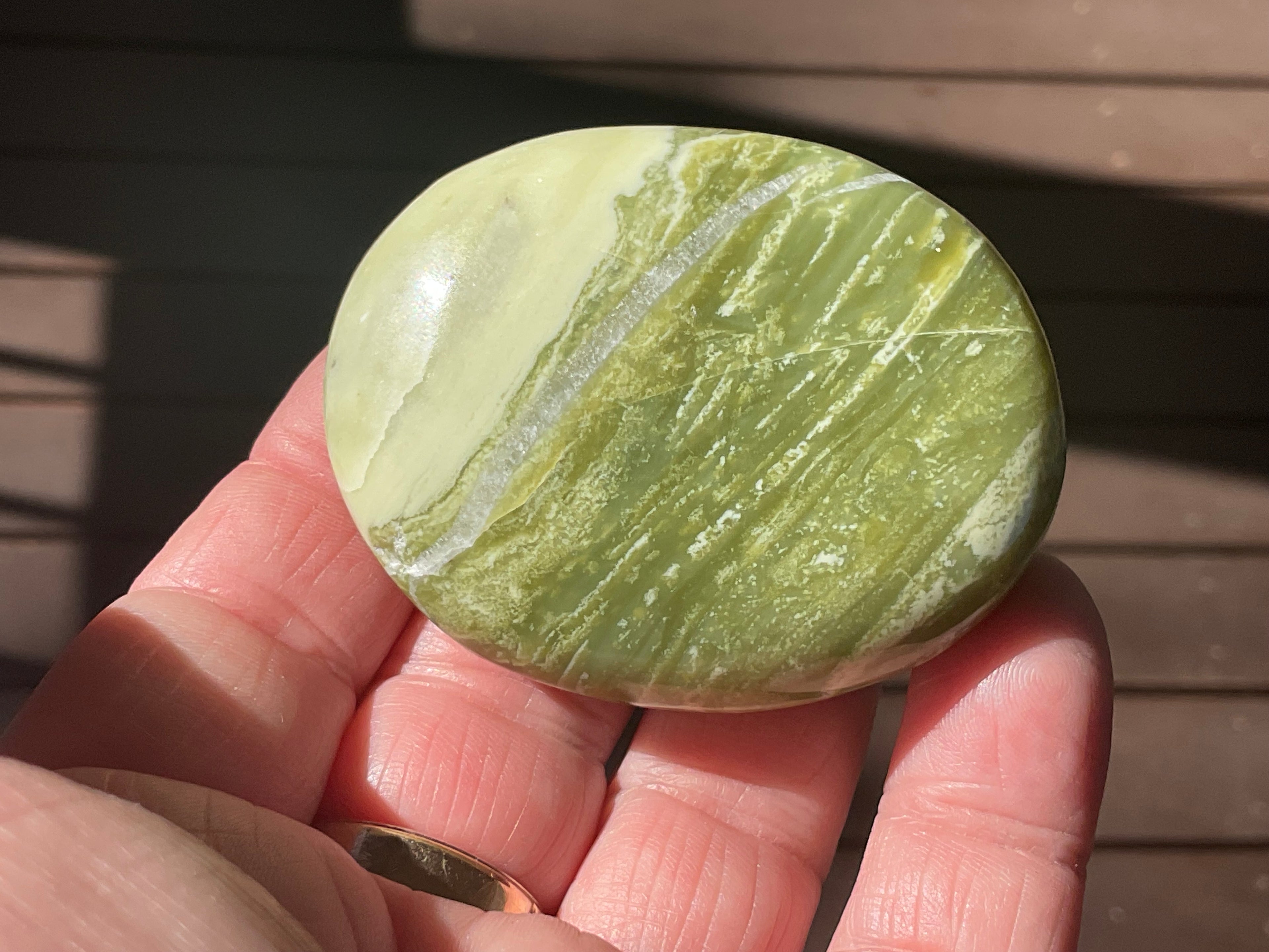 93g Serpentine Palmstone 2C