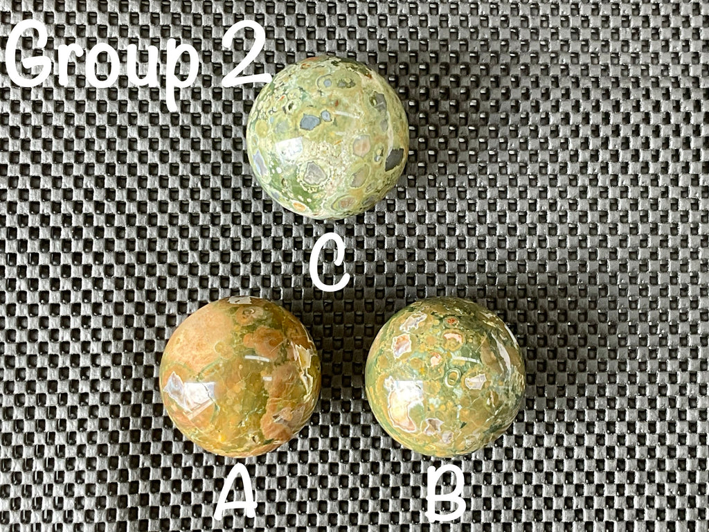 220g Mt Hay Rhyolite (Amulet Stone) Sphere 2C