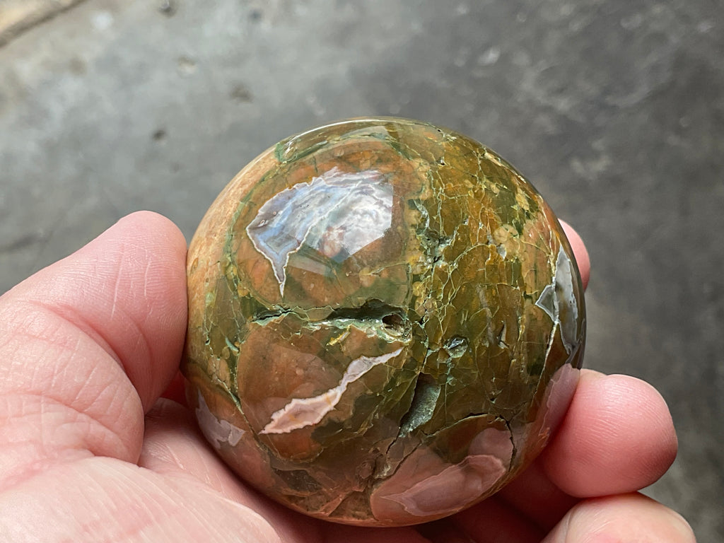 200g Mt Hay Rhyolite (Amulet Stone) Sphere 2A