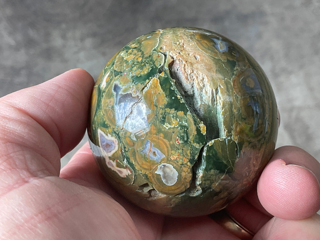 208g Mt Hay Rhyolite (Amulet Stone) Sphere 2B