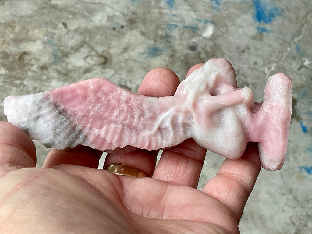 152g Pink Opal Weeping Angel A