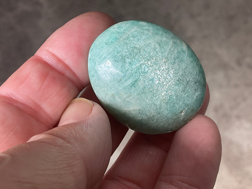 26g Small Amazonite Palmstone 1A