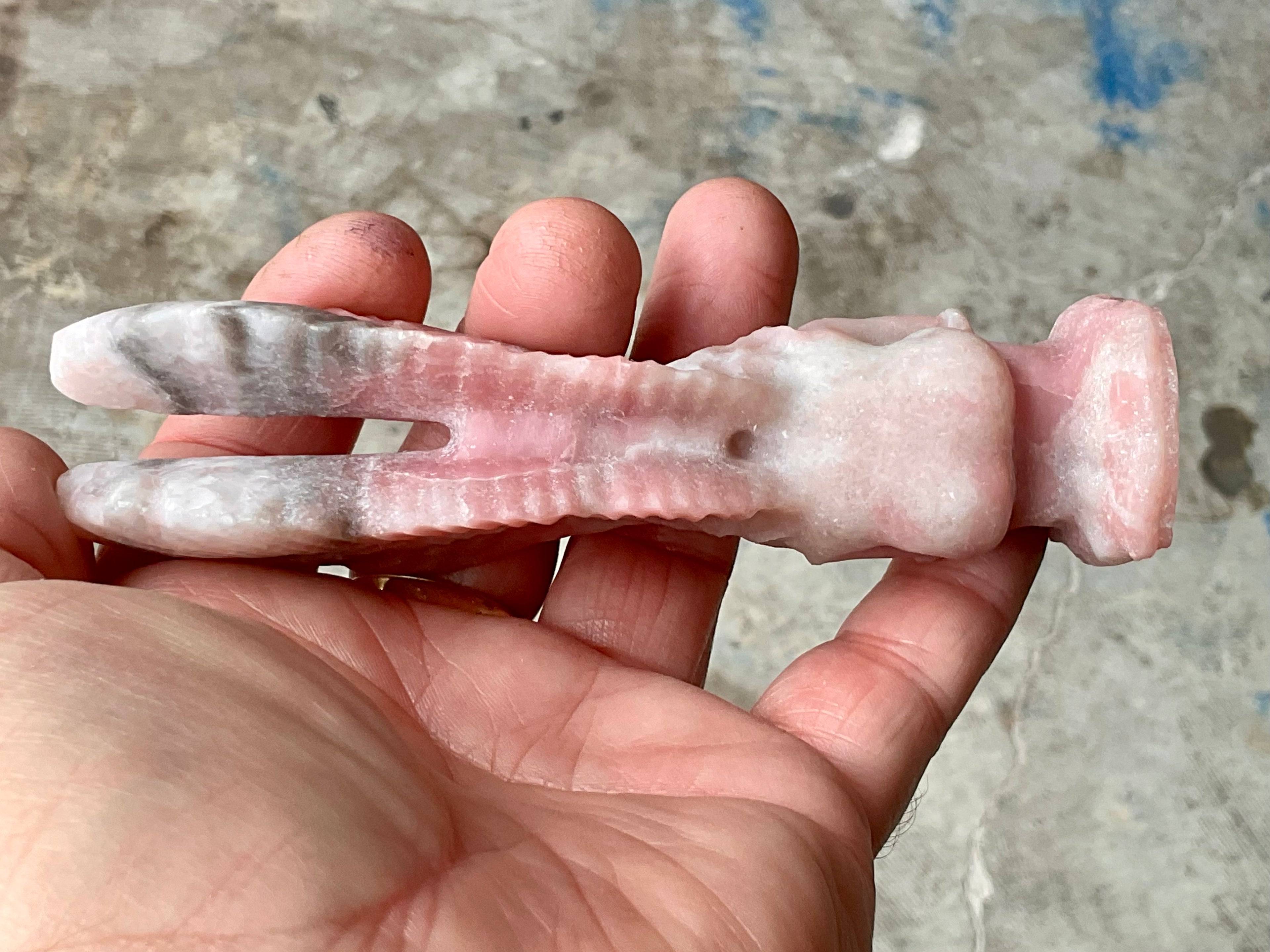 152g Pink Opal Weeping Angel A