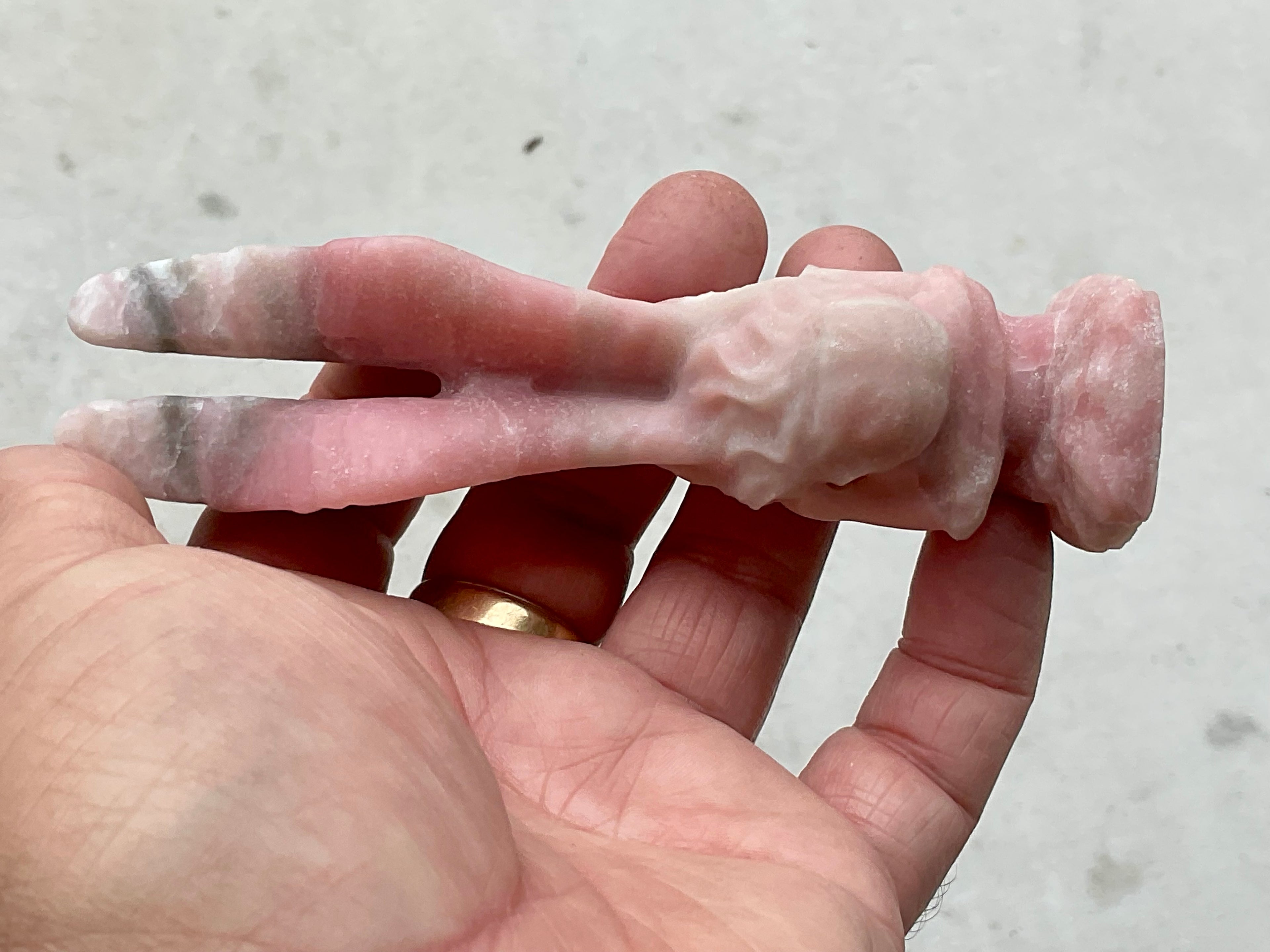 152g Pink Opal Weeping Angel A