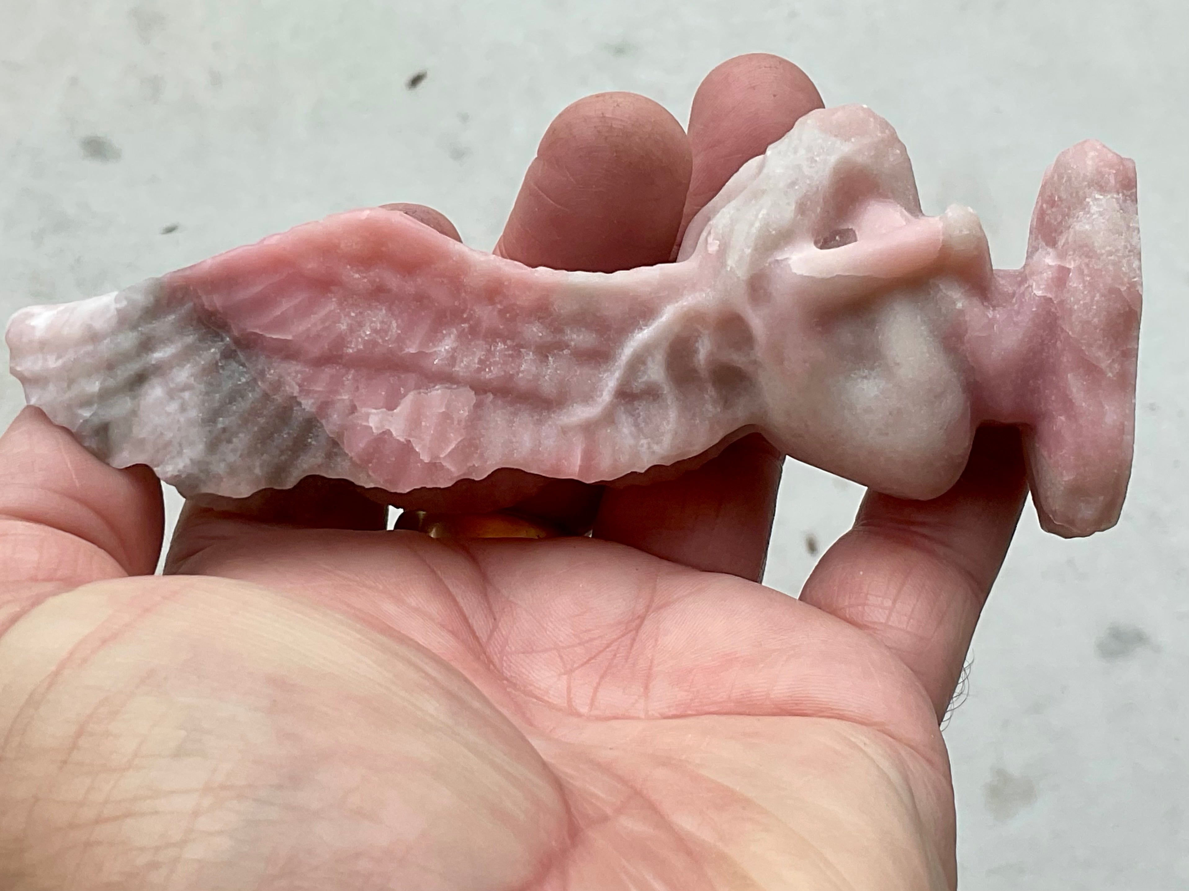 152g Pink Opal Weeping Angel A