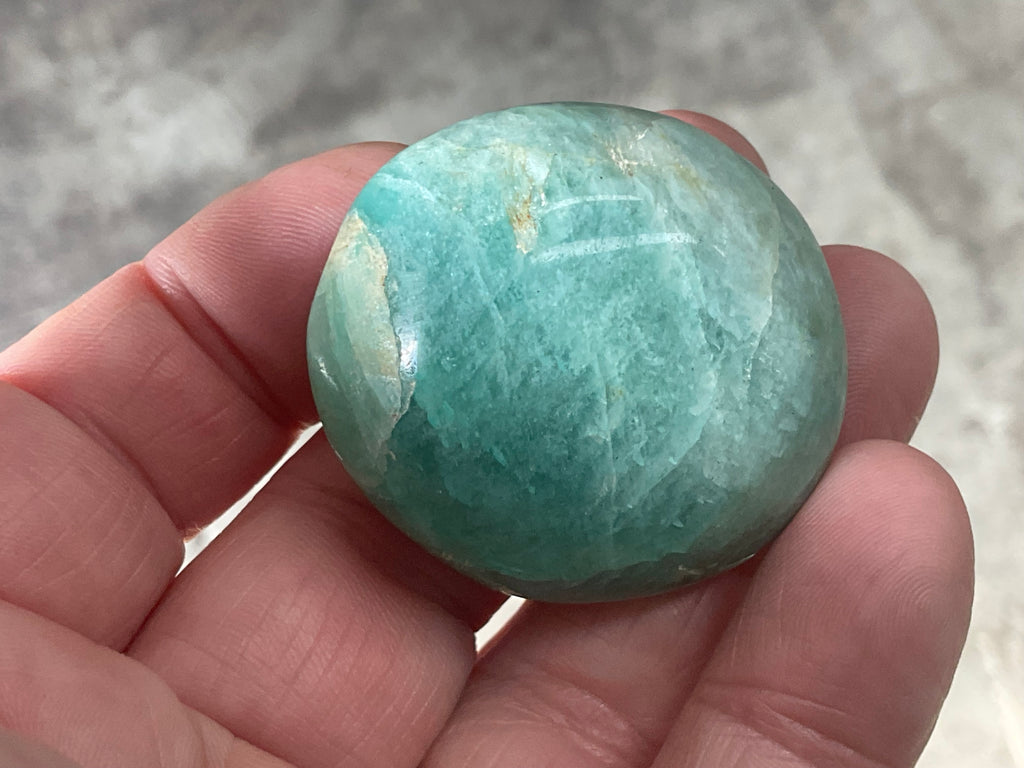 40g Small Amazonite Palmstone 1B