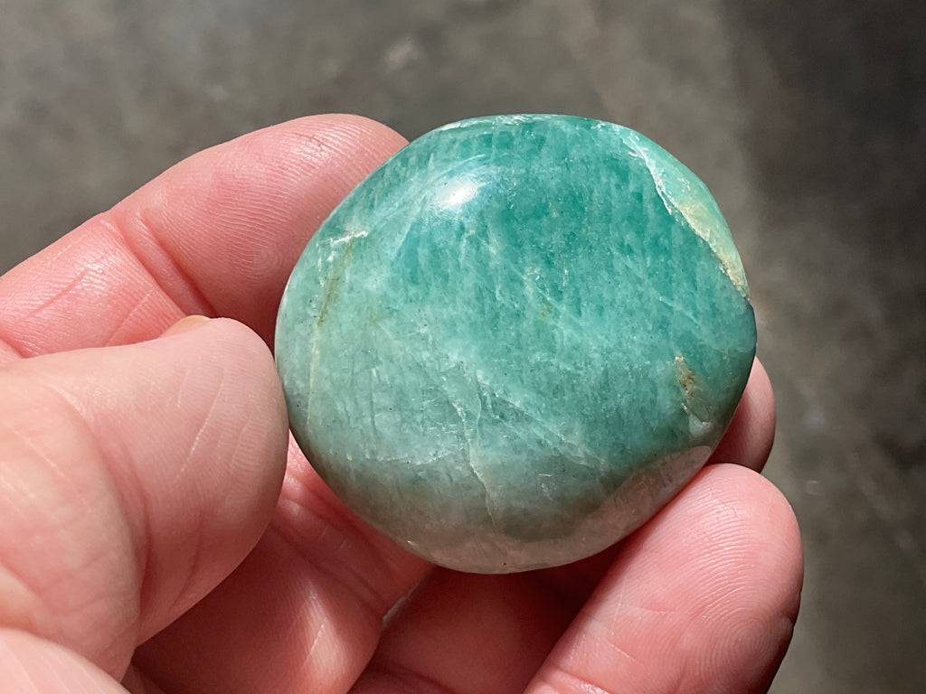 40g Small Amazonite Palmstone 1B