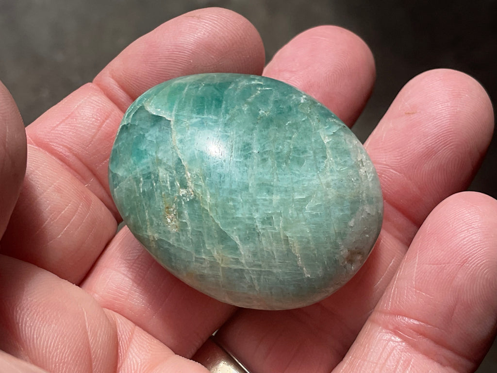 40g Small Amazonite Palmstone 1B