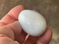 70g Pale Blue Calcite Egg 2A