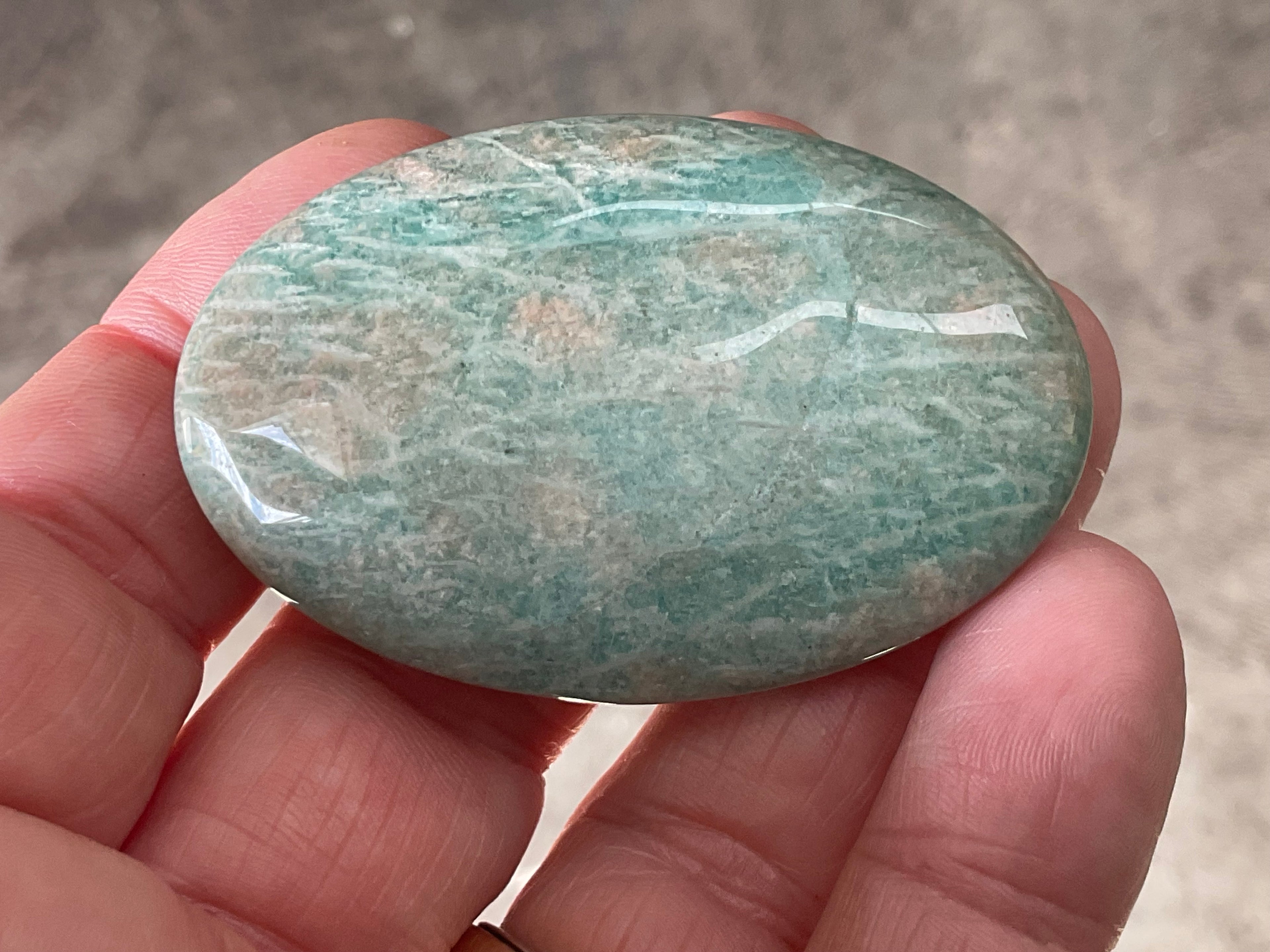 44g Amazonite Palmstone A