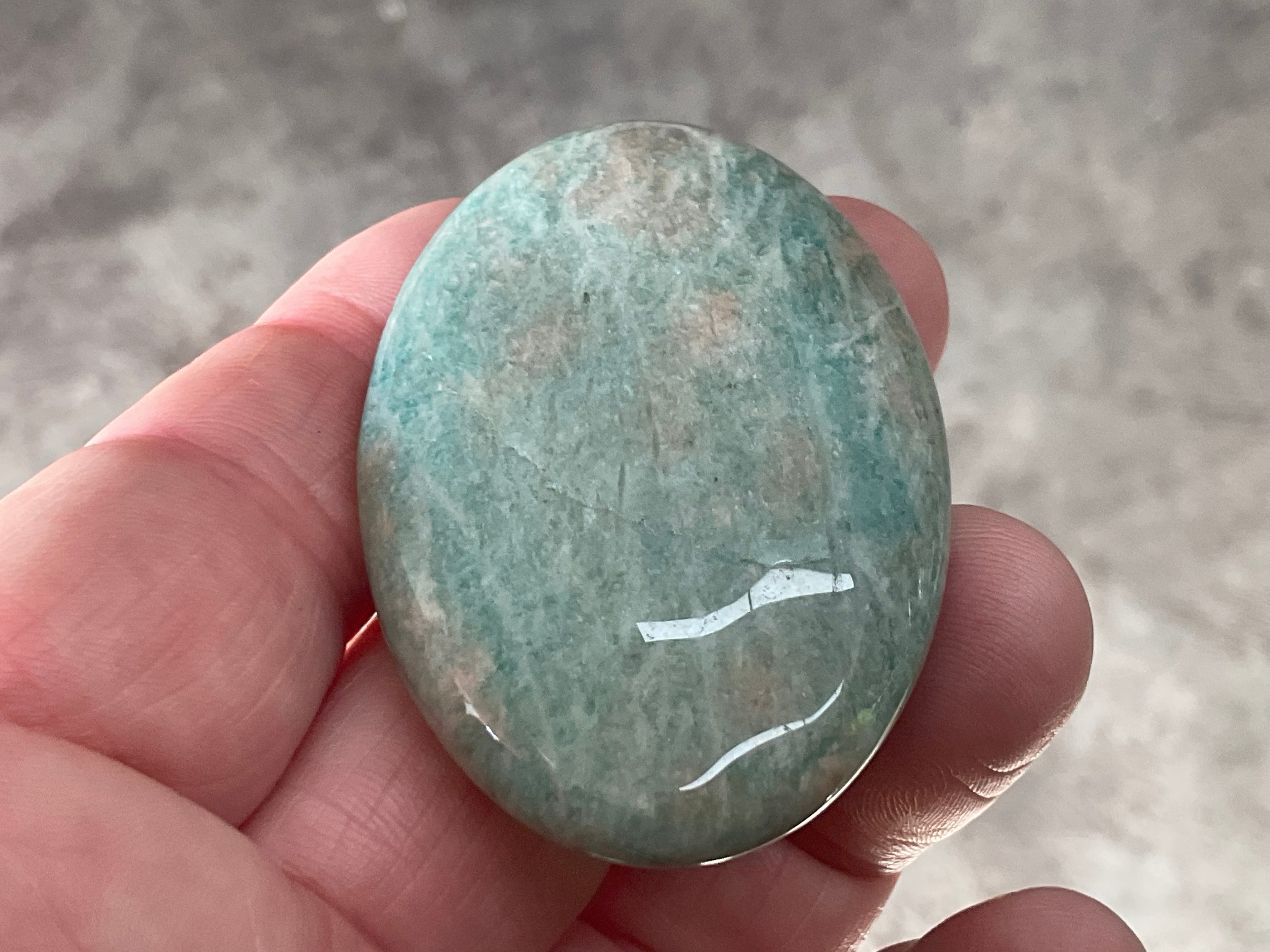 44g Amazonite Palmstone A