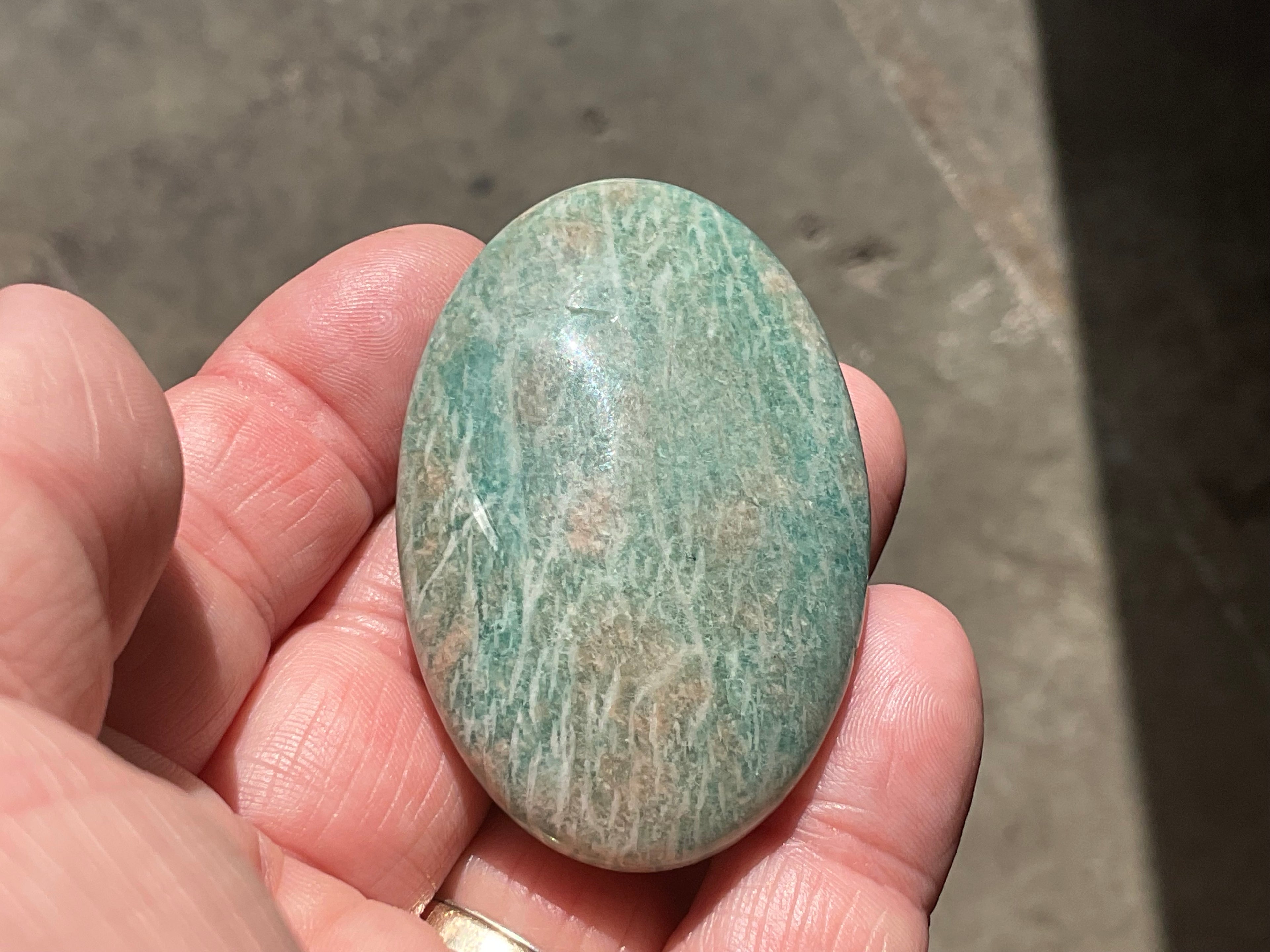 44g Amazonite Palmstone A