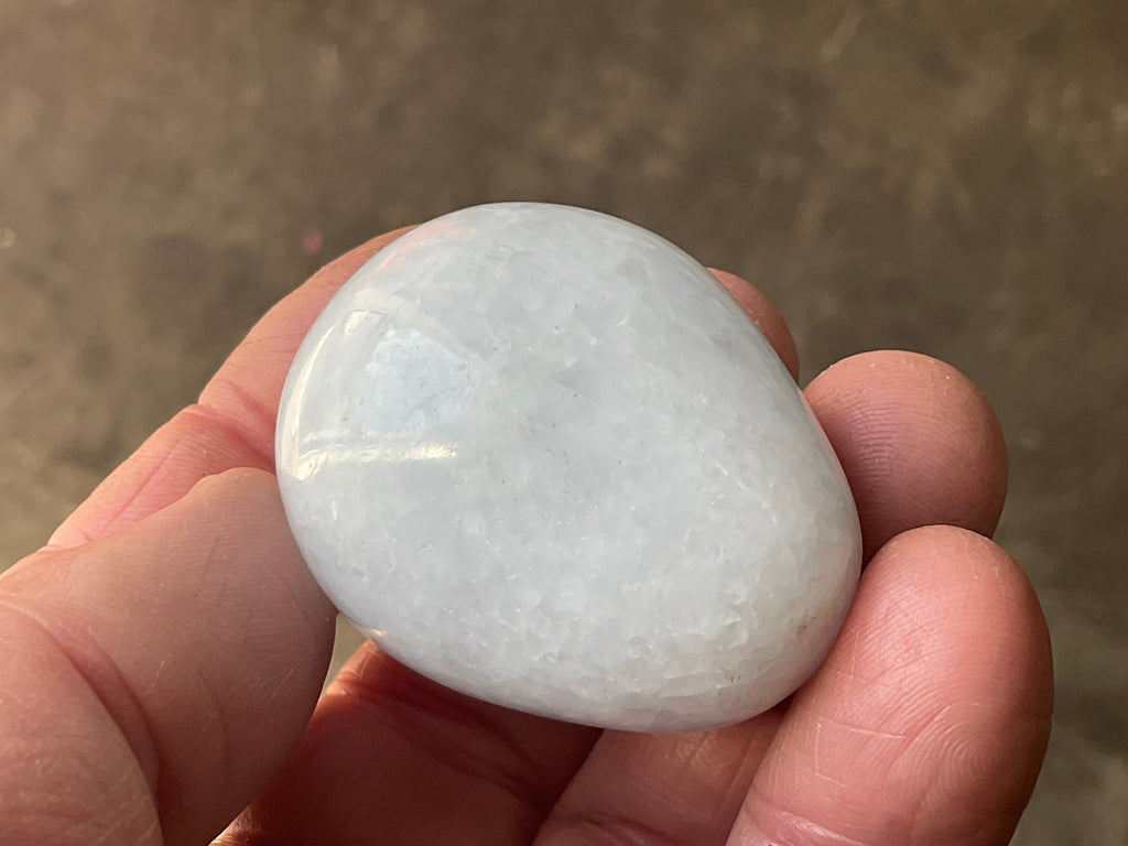 67g Pale Blue Calcite Egg 2B