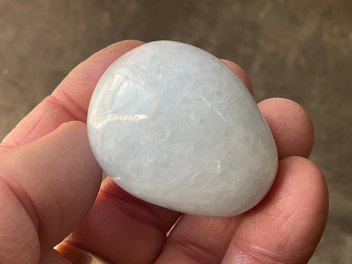 67g Pale Blue Calcite Egg 2B