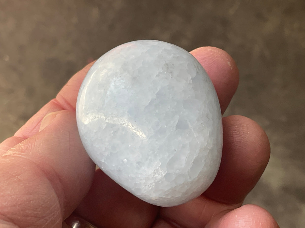 67g Pale Blue Calcite Egg 2B