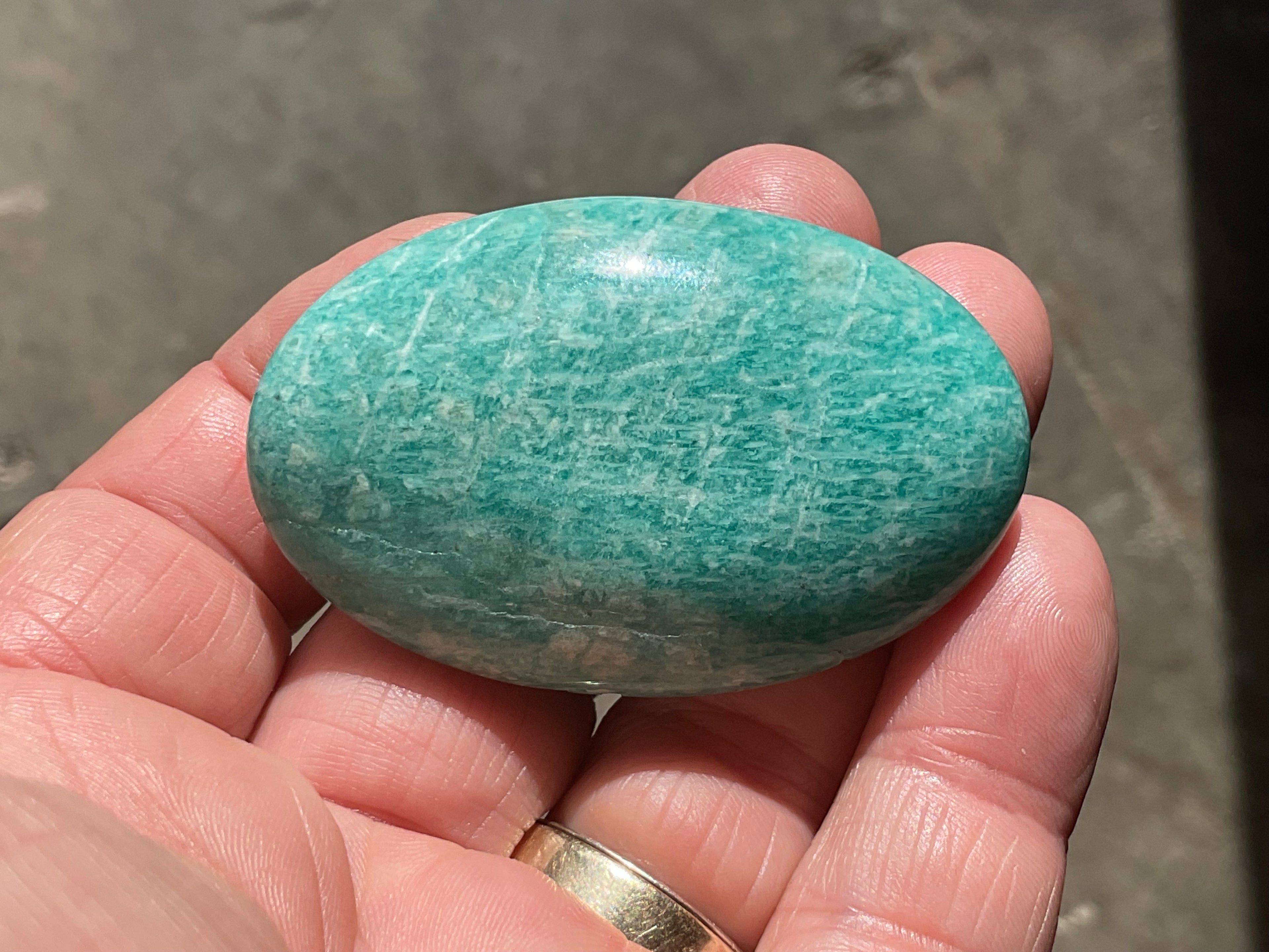 46g Amazonite Palmstone C