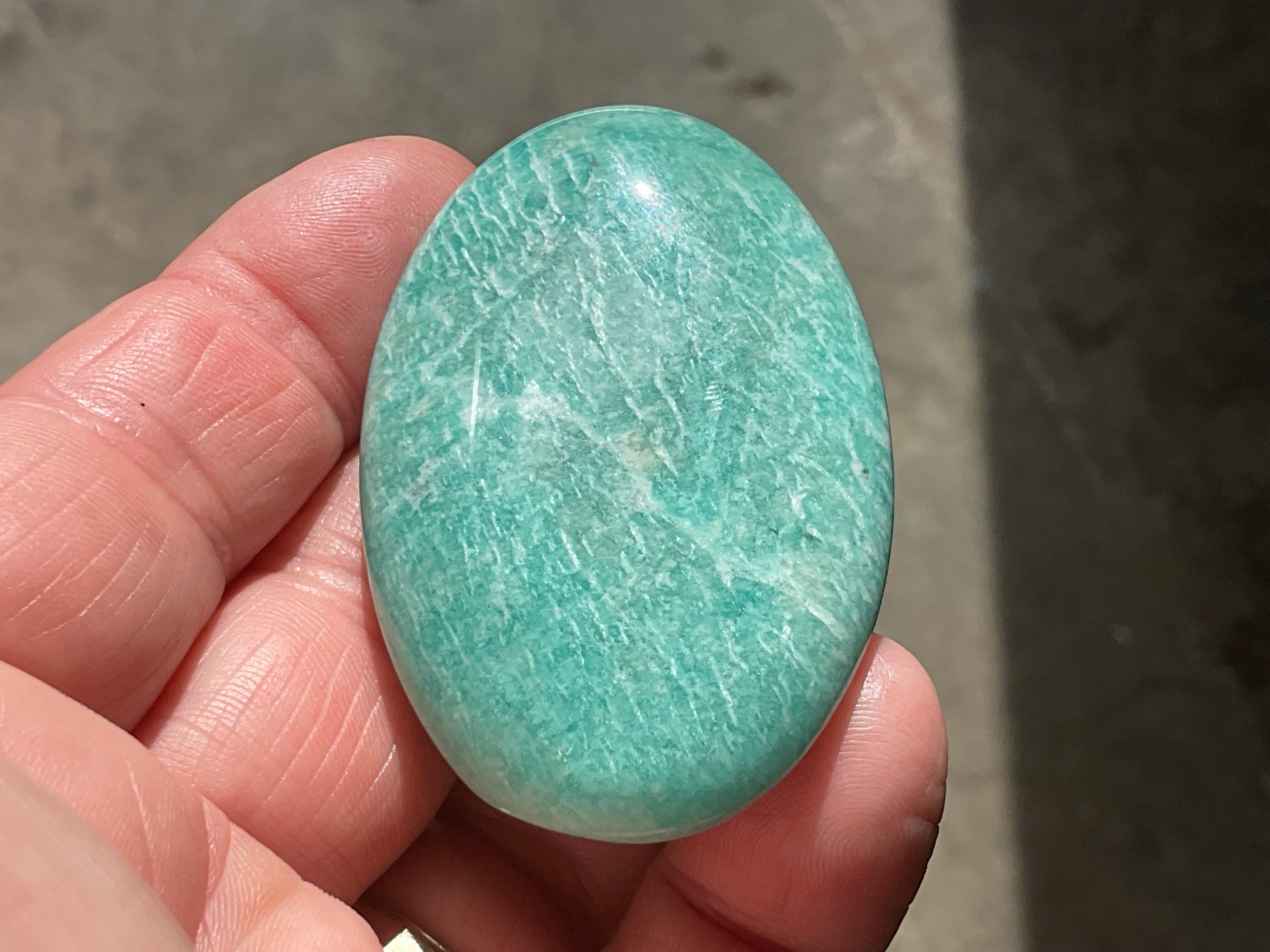 46g Amazonite Palmstone D