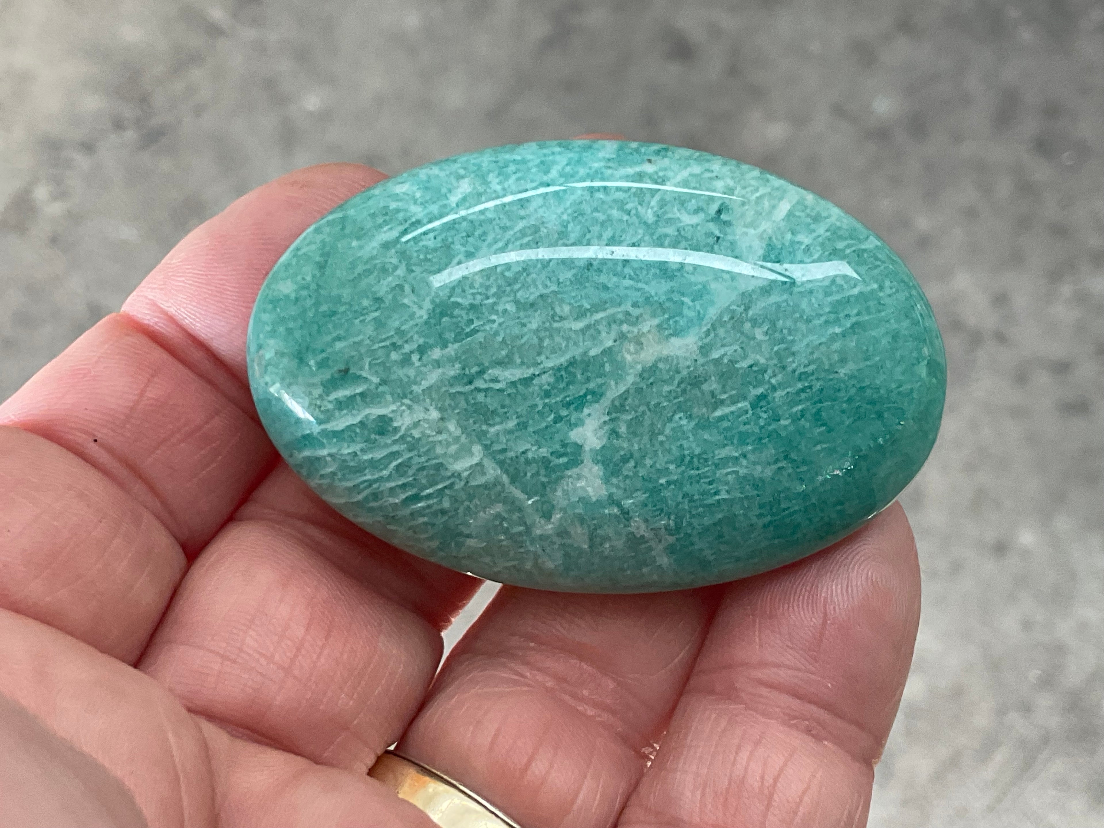 46g Amazonite Palmstone D