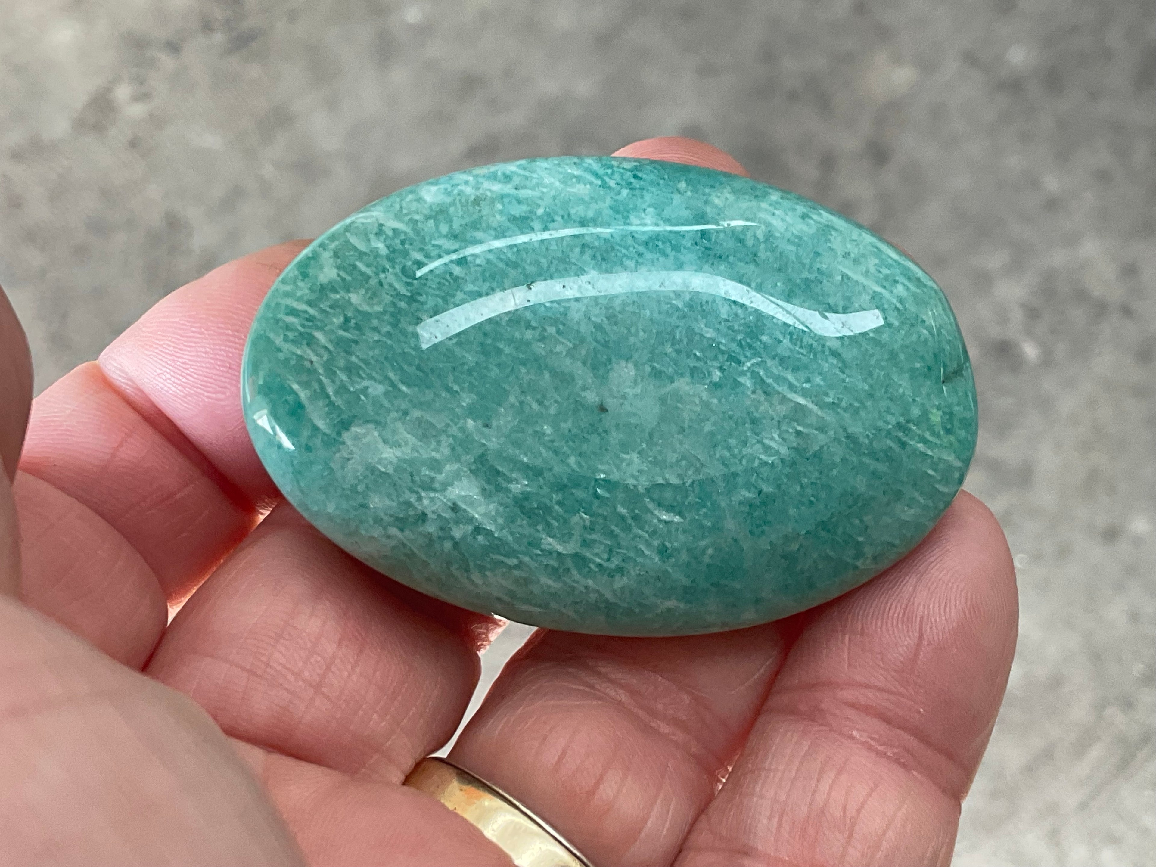 46g Amazonite Palmstone D