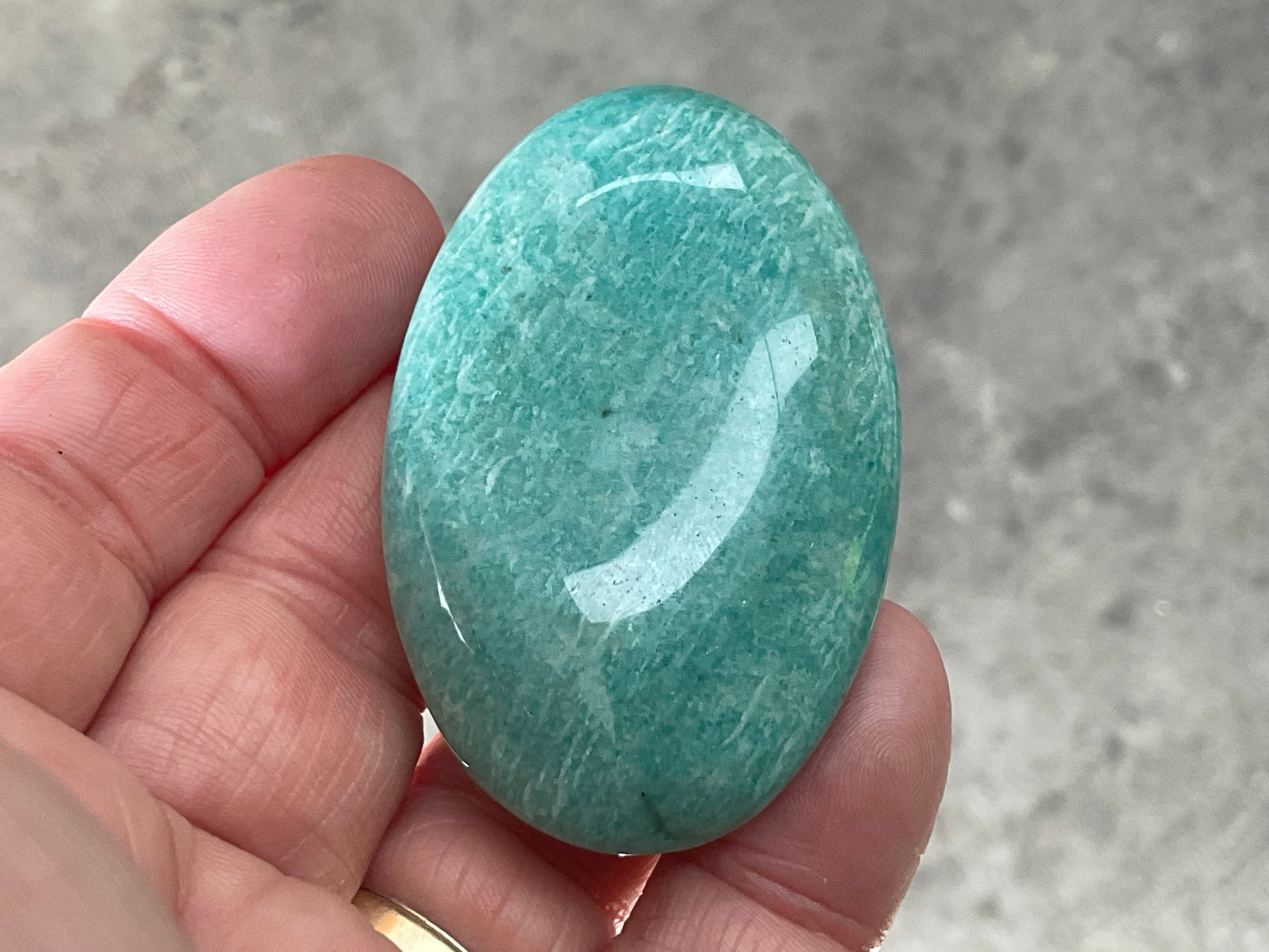 46g Amazonite Palmstone D