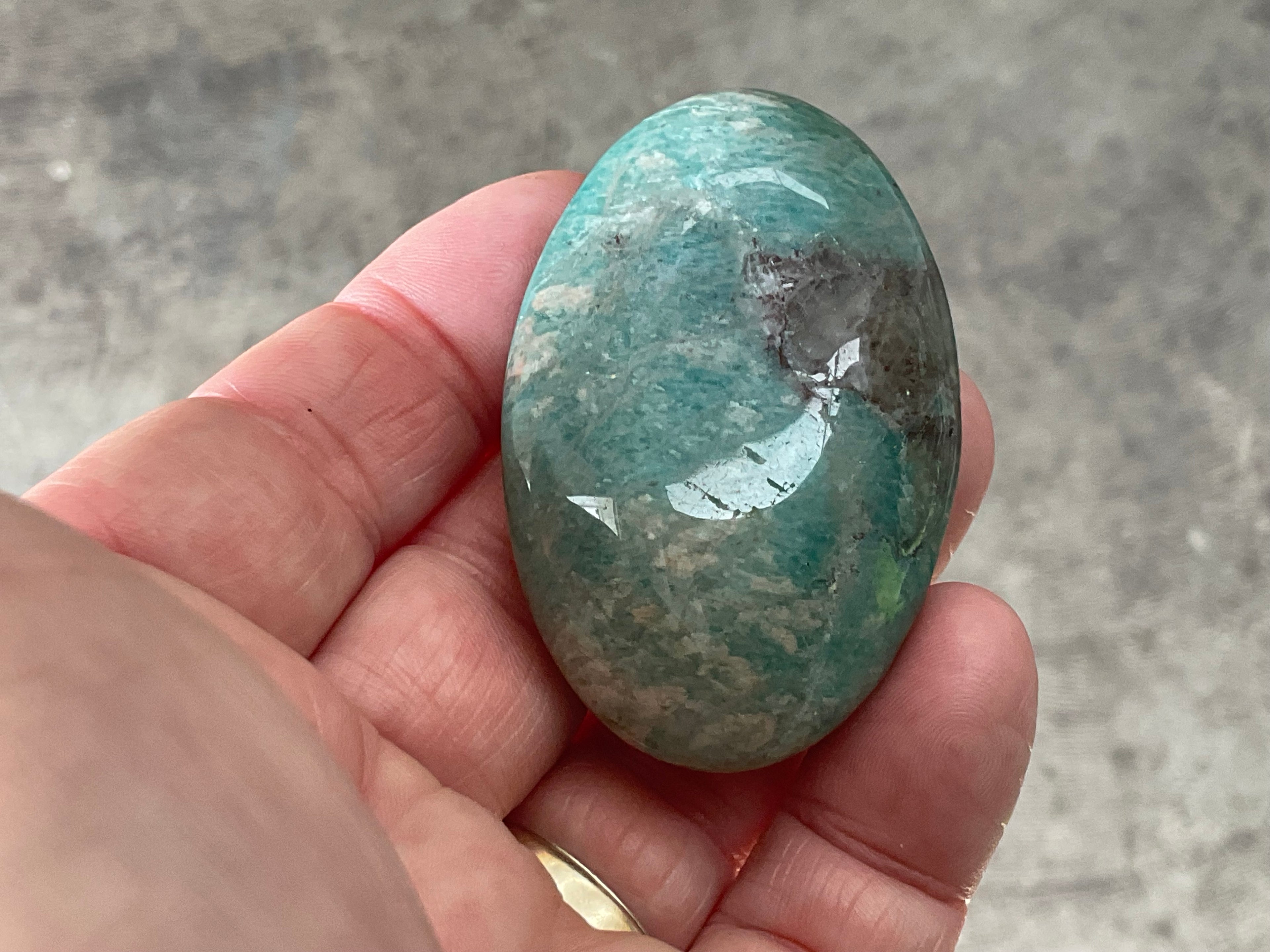 48g Amazonite Palmstone E
