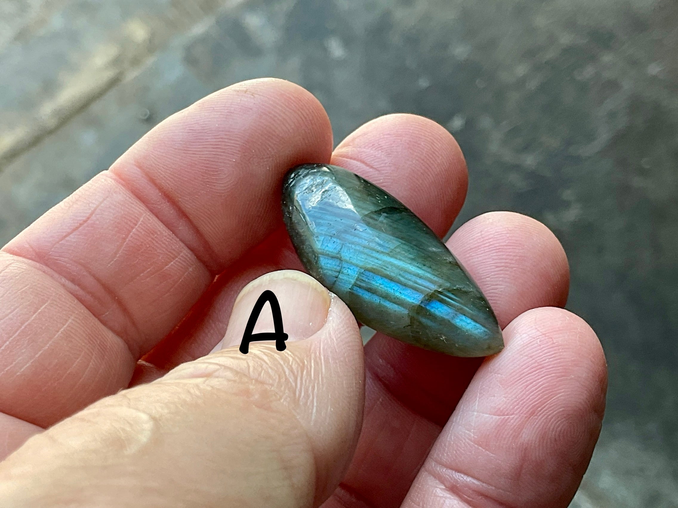 Labradorite Small Palmstone Group 1