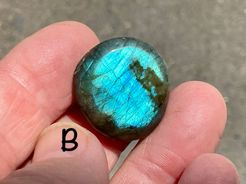 Labradorite Small Palmstone Group 1