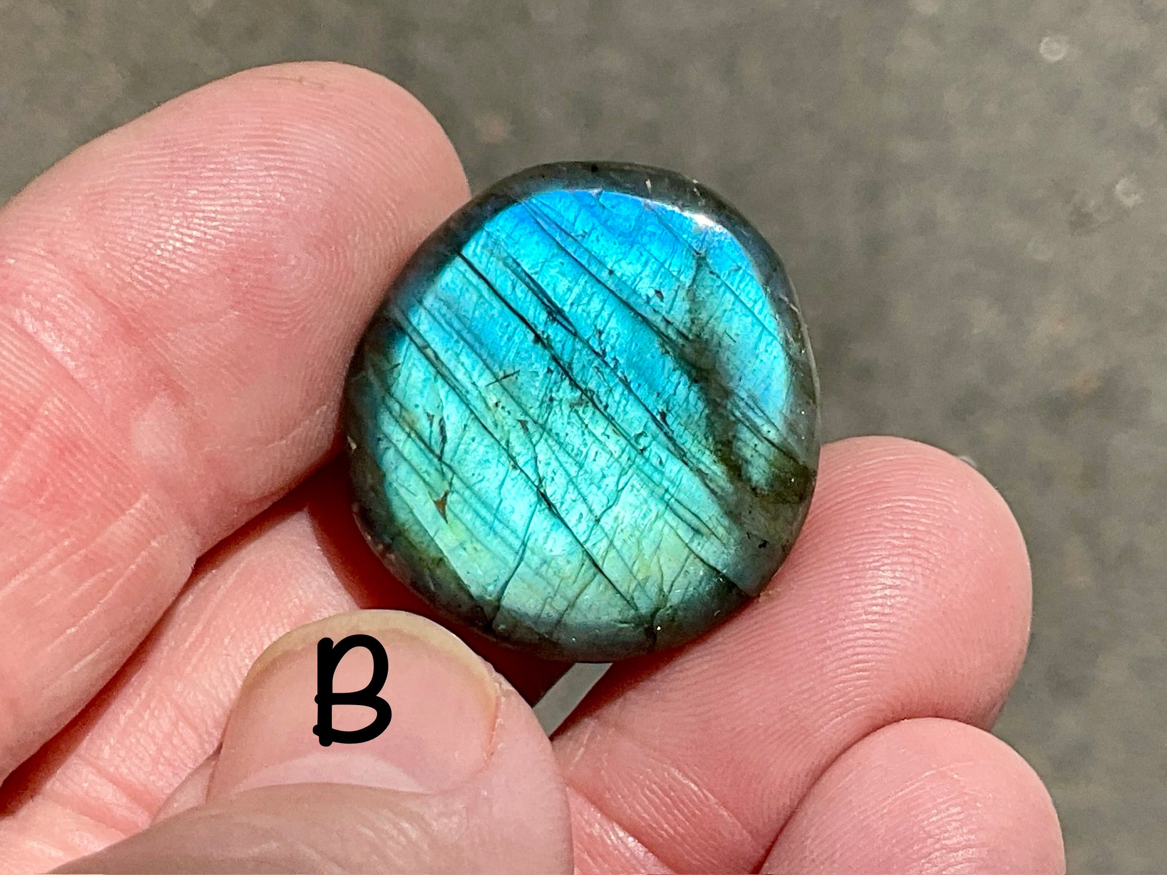 Labradorite Small Palmstone Group 1