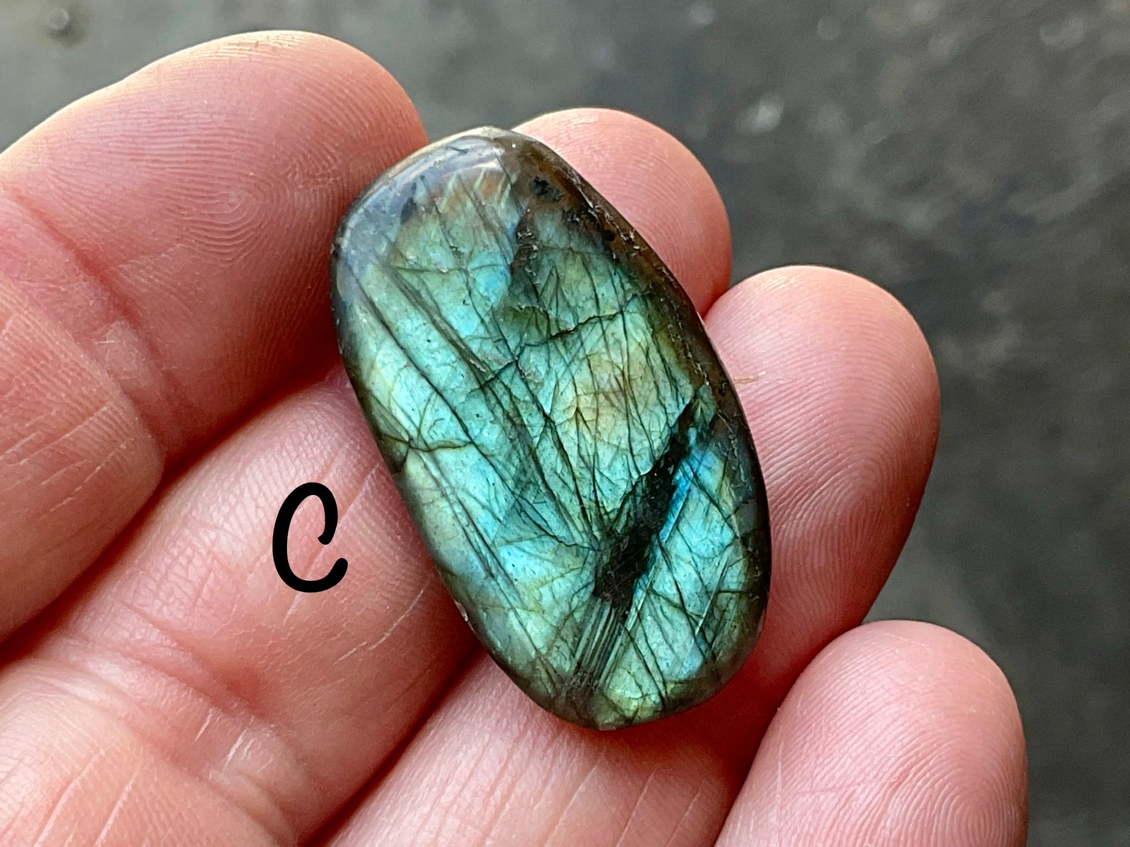Labradorite Small Palmstone Group 1